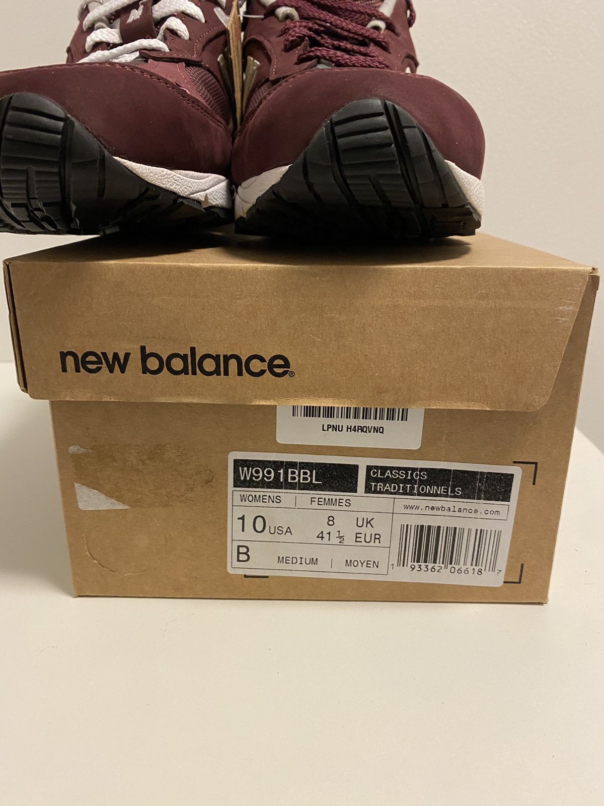 New Balance New Balance 991 Made In England 'Burgundy' US 10 Size US 10 / IT 40 - 8 Thumbnail