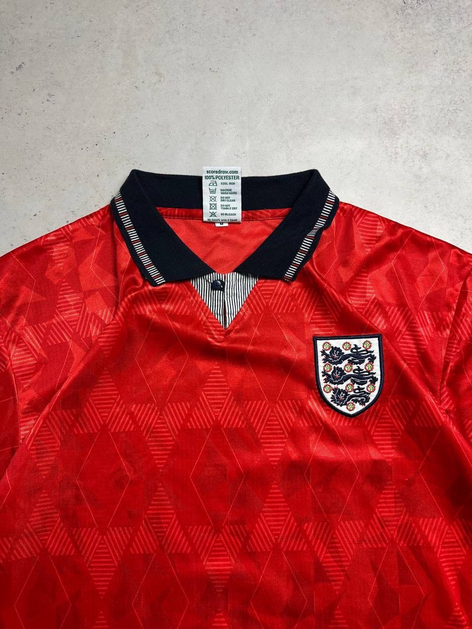 Vintage Vintage England Score Draw Jersey Blockcore T-shirt Y2K M Size US M / EU 48-50 / 2 - 2 Thumbnail