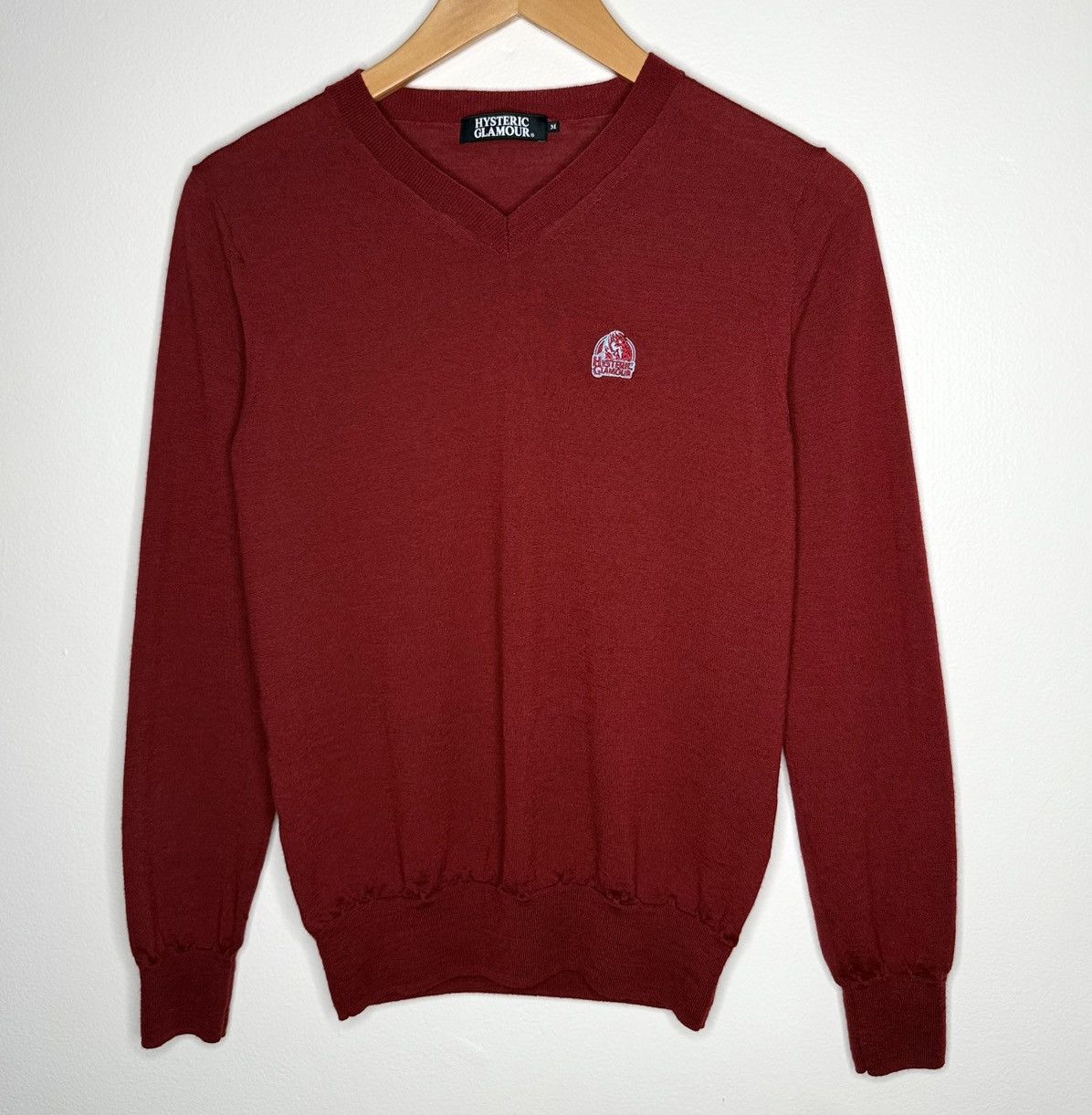 Hysteric Glamour Hysteric Glamour Wool V-Neck Sweater S-M Size US M / EU 48-50 / 2 - 2 Thumbnail