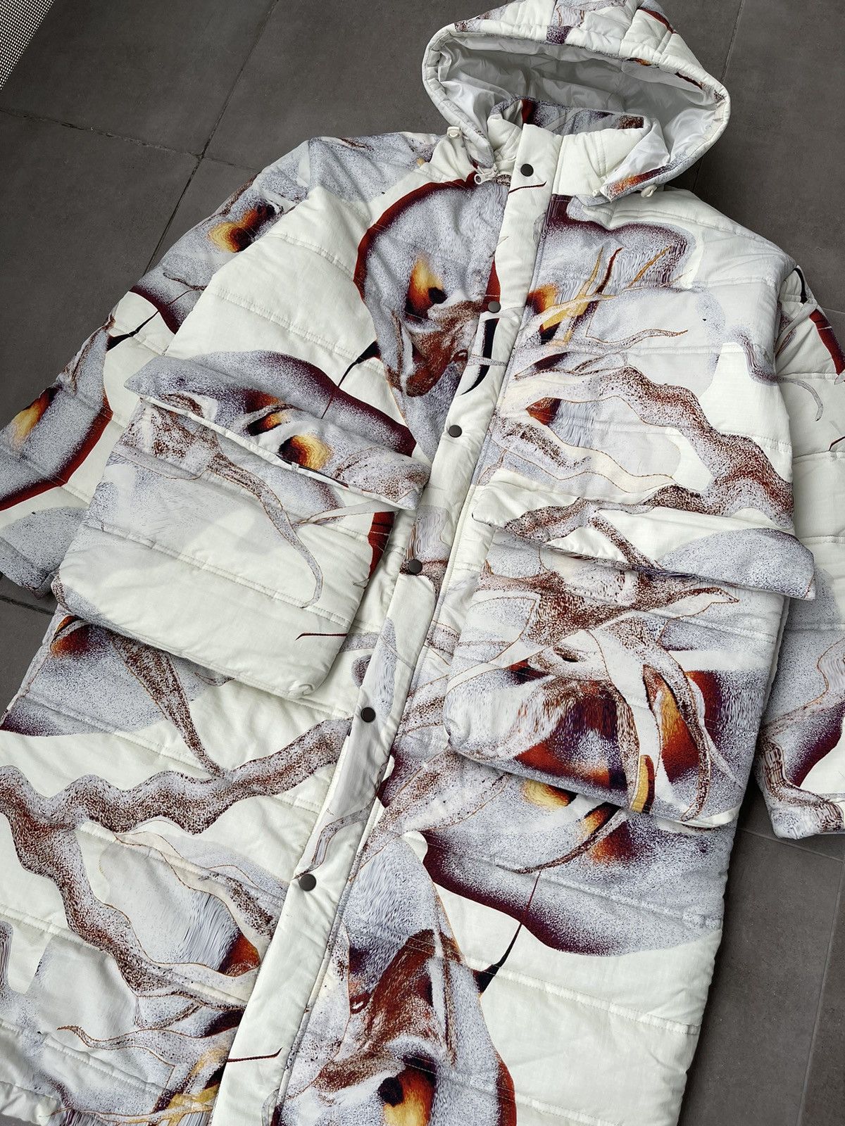 Henrik Vibskov !DS! AW22 Henrik Vibskov Tabasco Long Puffer Jacket Size L / US 10 / IT 46 - 11 Thumbnail