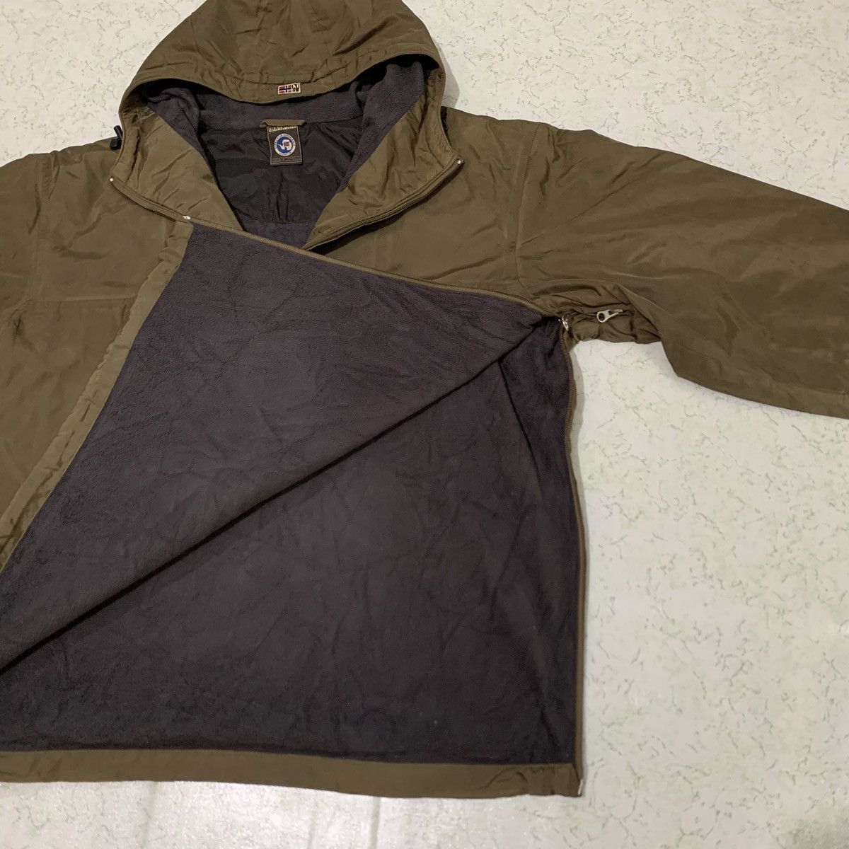 Napapijri NAPAPIJRI GEOGRAPHIC RAINFOREST ANORAK NYLON JACKET BROWN Size US XL / EU 56 / 4 - 17 Thumbnail