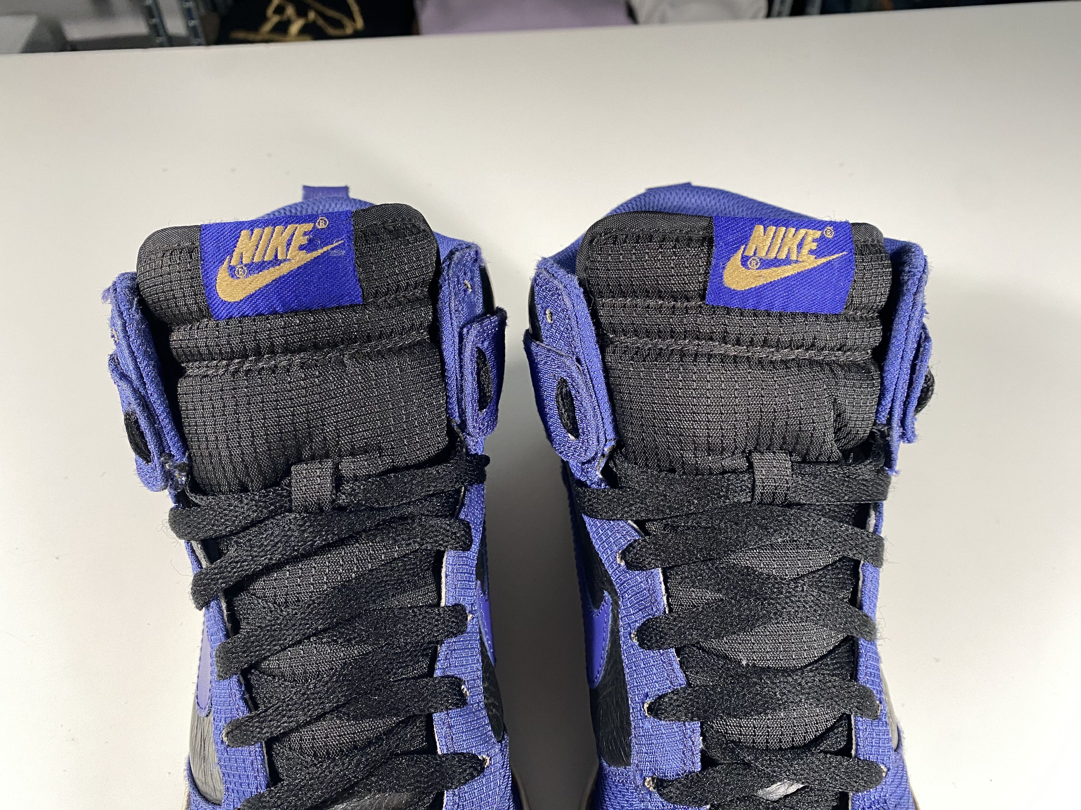 Nike 317982-008 Nike Dunk High "Wicked Purple Gold" Size US 10 / EU 43 - 4 Thumbnail