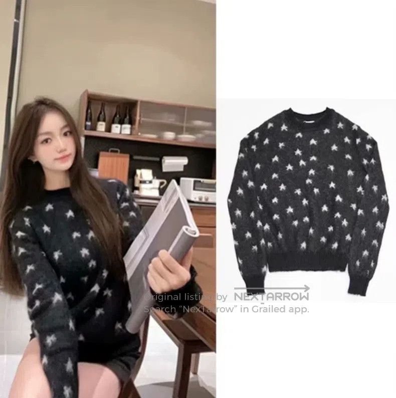 Saint Laurent Paris Saint Laurent Paris Star Sweater Size US M / EU 48-50 / 2 - 9 Thumbnail