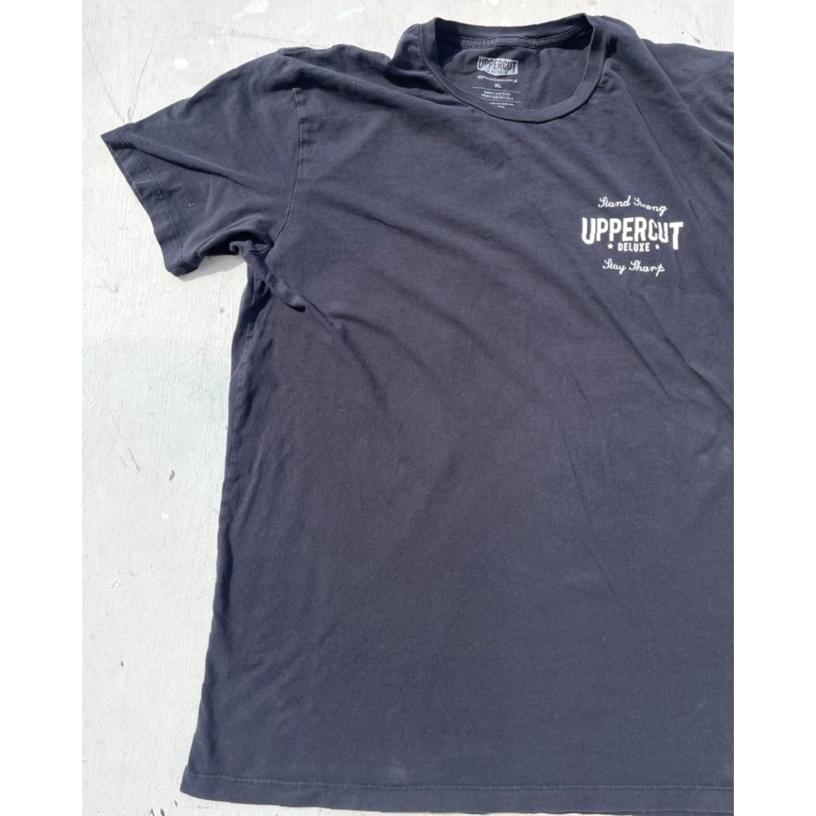 Vintage VINTAGE not applicable; keep to original: Men's Uppercut Deluxe T-Shirt Black Logo XL Pomade Street Aussie Slick Greaser Size US XL / EU 56 / 4 - 5 Thumbnail