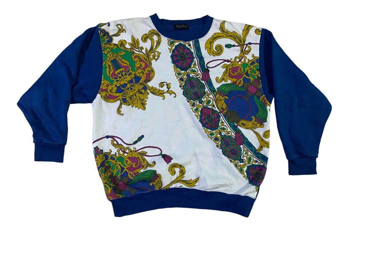 Japanese Brand × Vintage Vintage GROSBEC Rare Design Sweatshirt Size US M / EU 48-50 / 2 - 1 Thumbnail