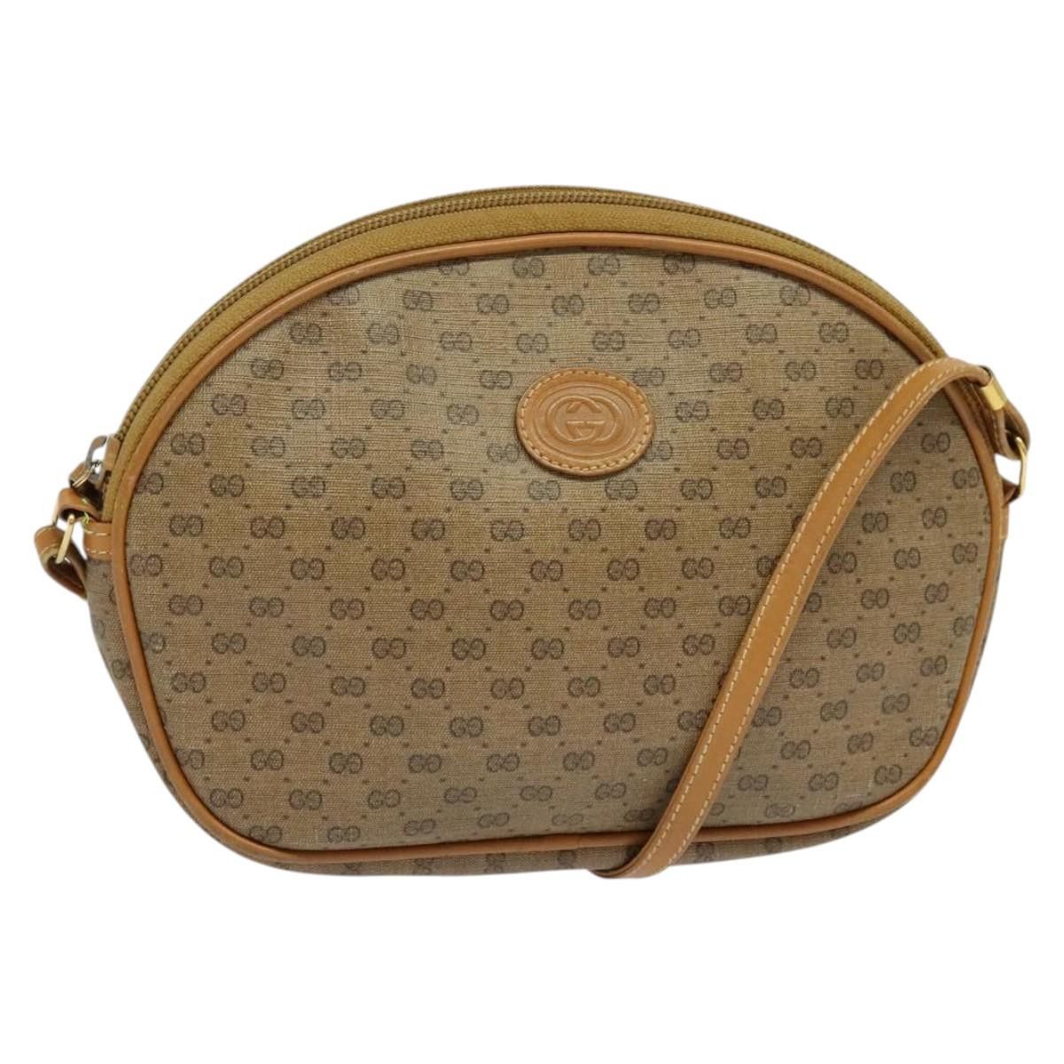 Gucci GUCCI Micro GG Supreme Shoulder Bag Pvc Beige Gold 007 983 Size ONE SIZE - 1 Thumbnail