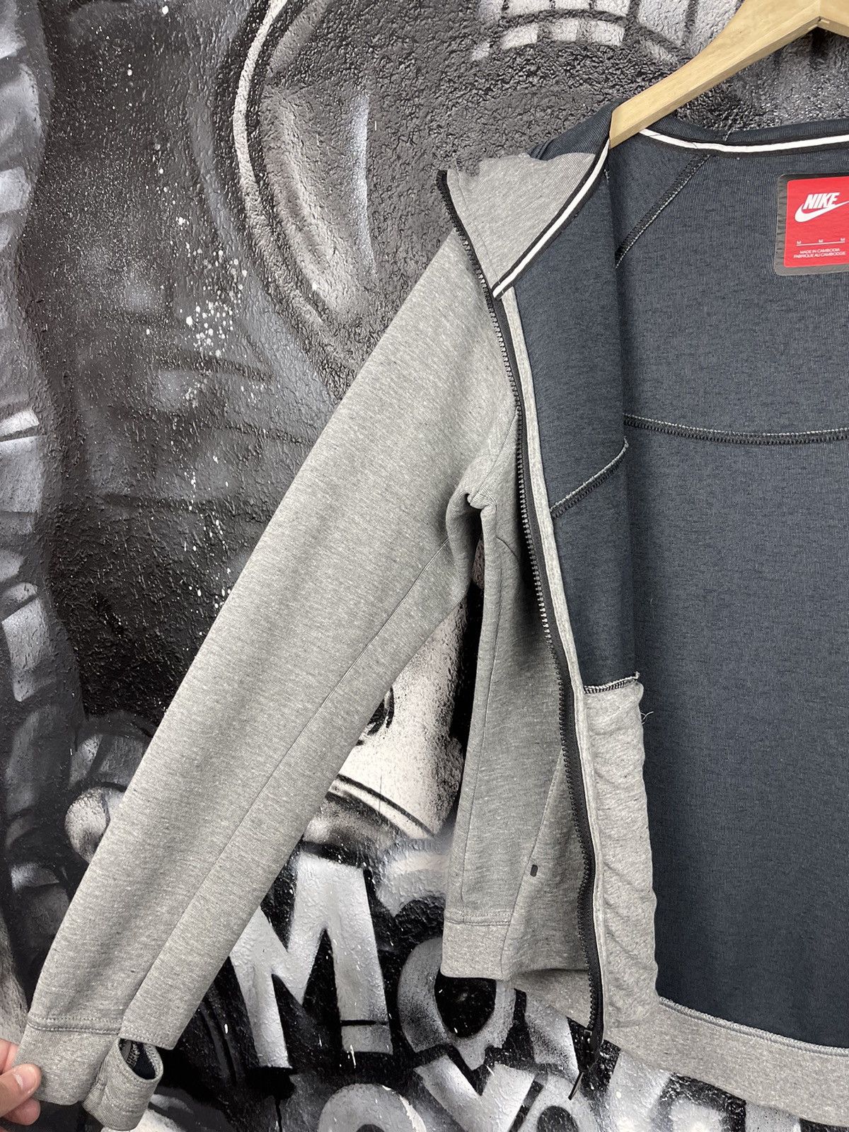 Nike Nike Sportswear Tech Fleece Grey Windrunner Full Zip Hoodie Women’s Size Medium Size M / US 6-8 / IT 42-44 - 11 Thumbnail