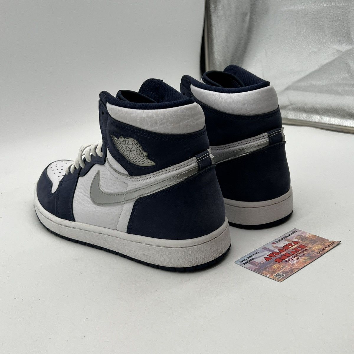 Jordan Brand Air Jordan 1 High midnight navy Size US 9.5 / EU 42-43 - 4 Thumbnail