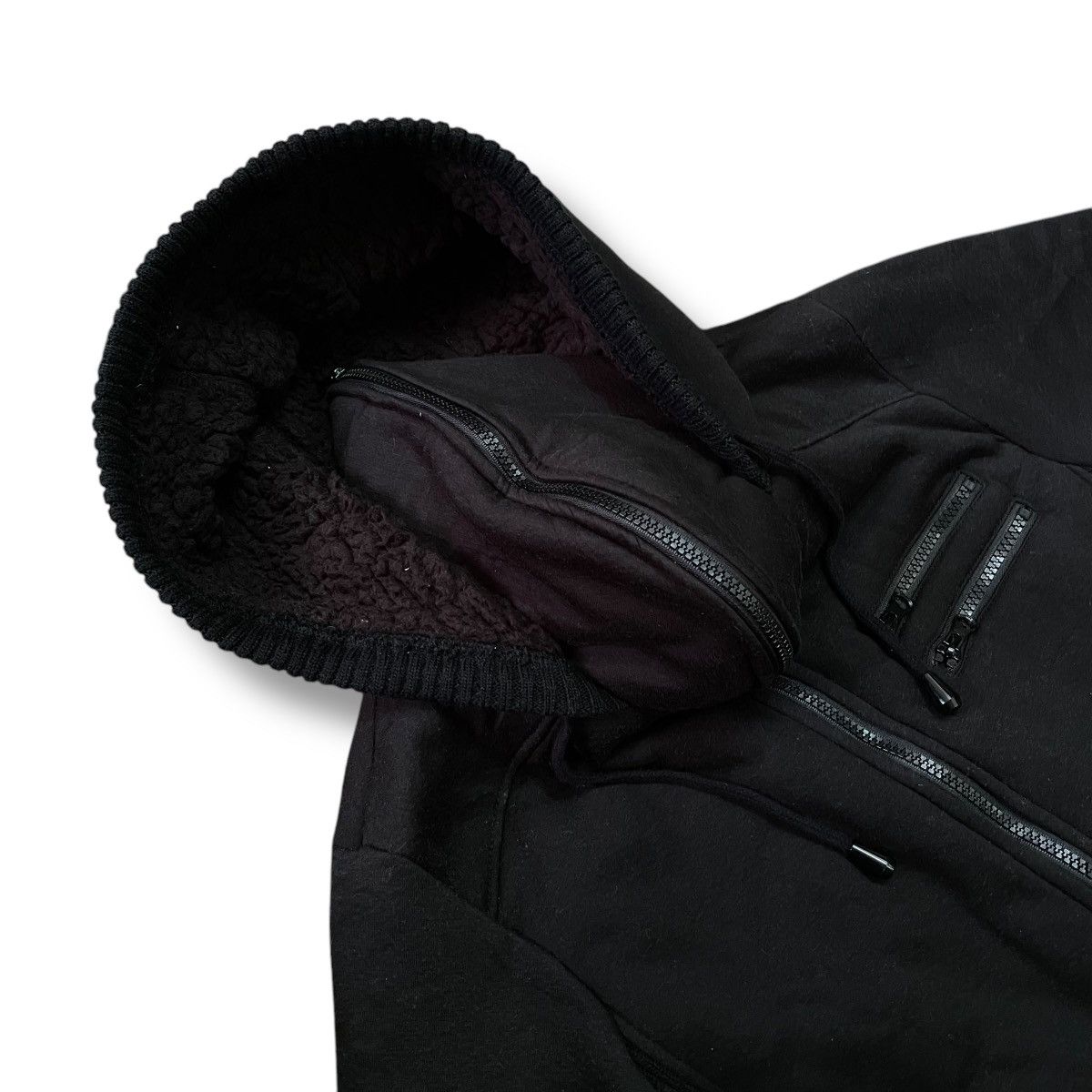 If Six Was Nine 🇯🇵 SHINY RIPPLE AVANT GARDE PUNK GOTHIC HOODIE JACKET Size L / US 10 / IT 46 - 7 Thumbnail