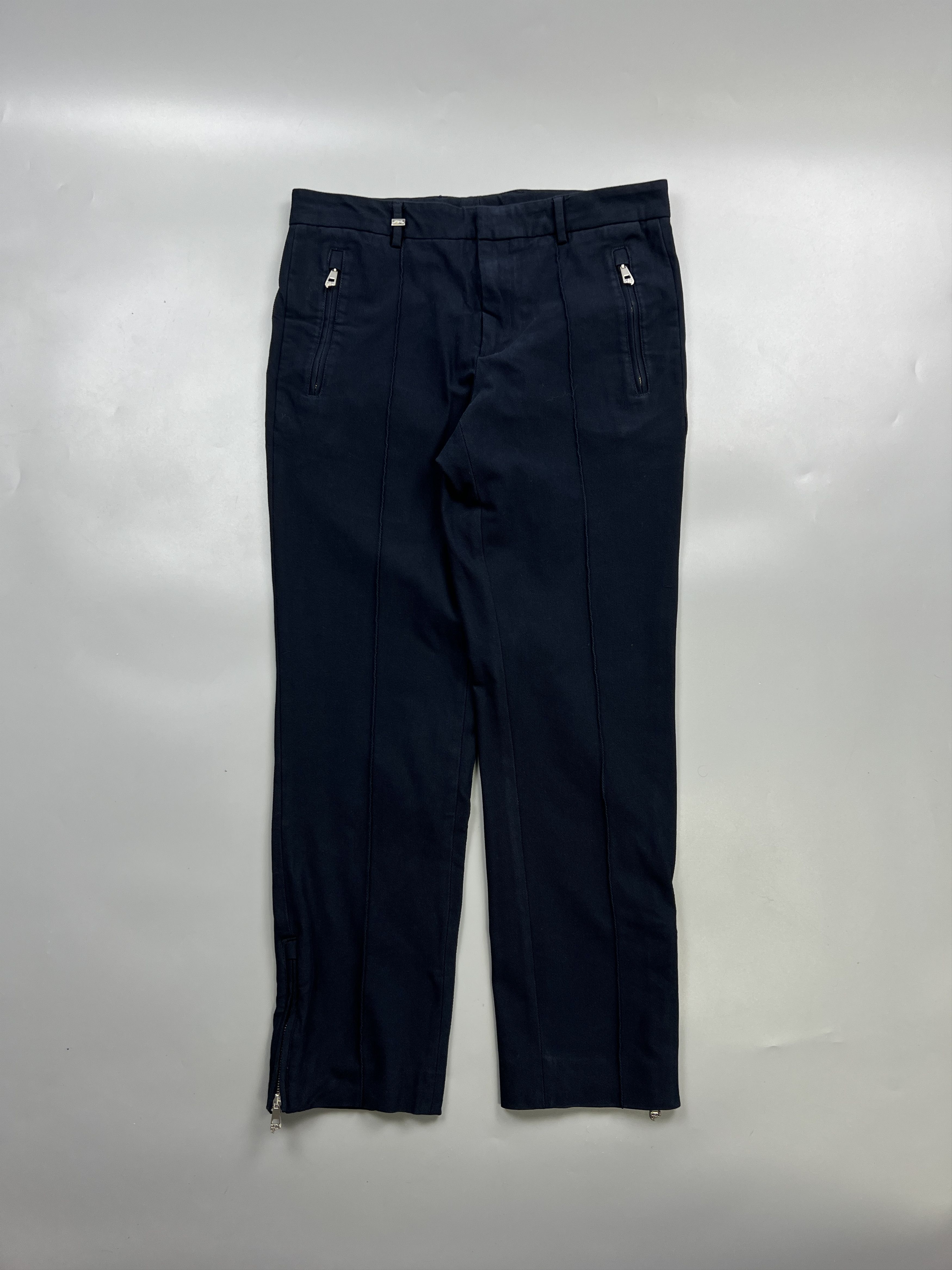 Versace Versace Collection Ankle Zip Cotton Blend Pants (Y0859) Size US 30 / EU 46 - 1 Thumbnail