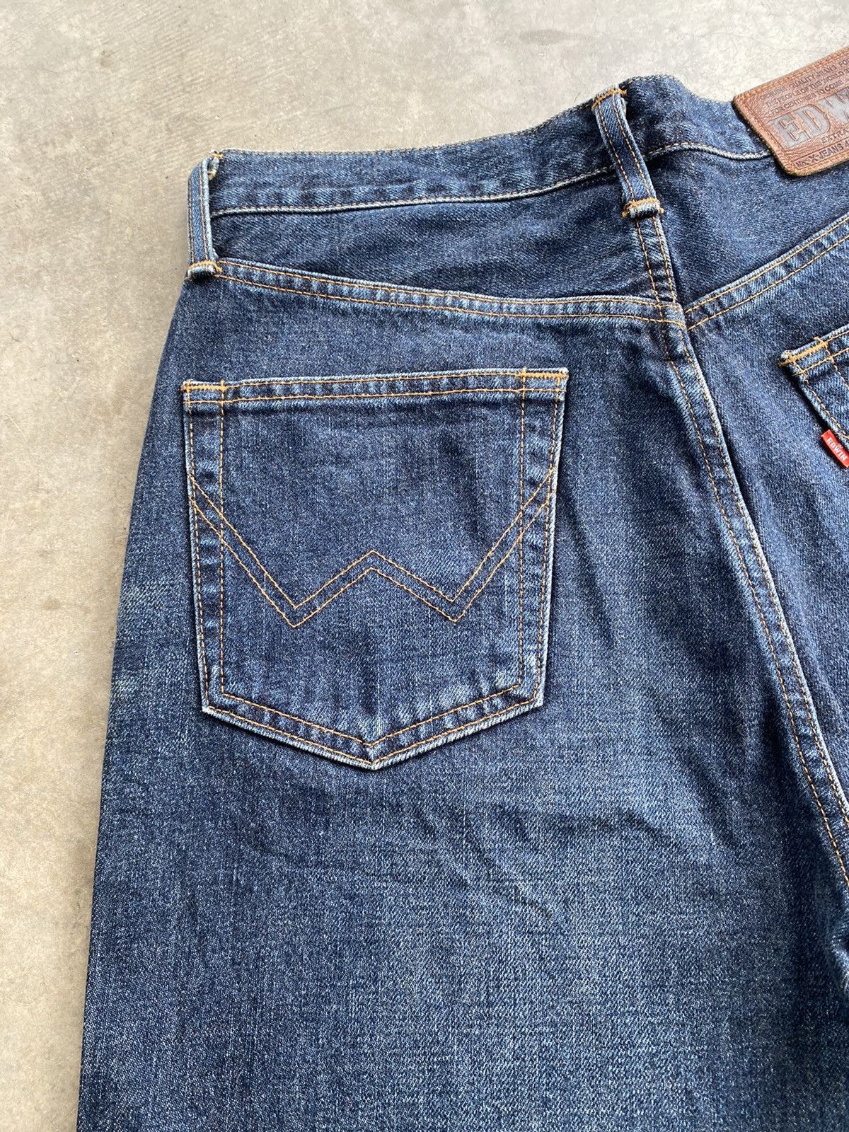 Edwin × Japanese Brand Baggy Jeans Edwin X403 Distressed Size US 31 - 8 Thumbnail