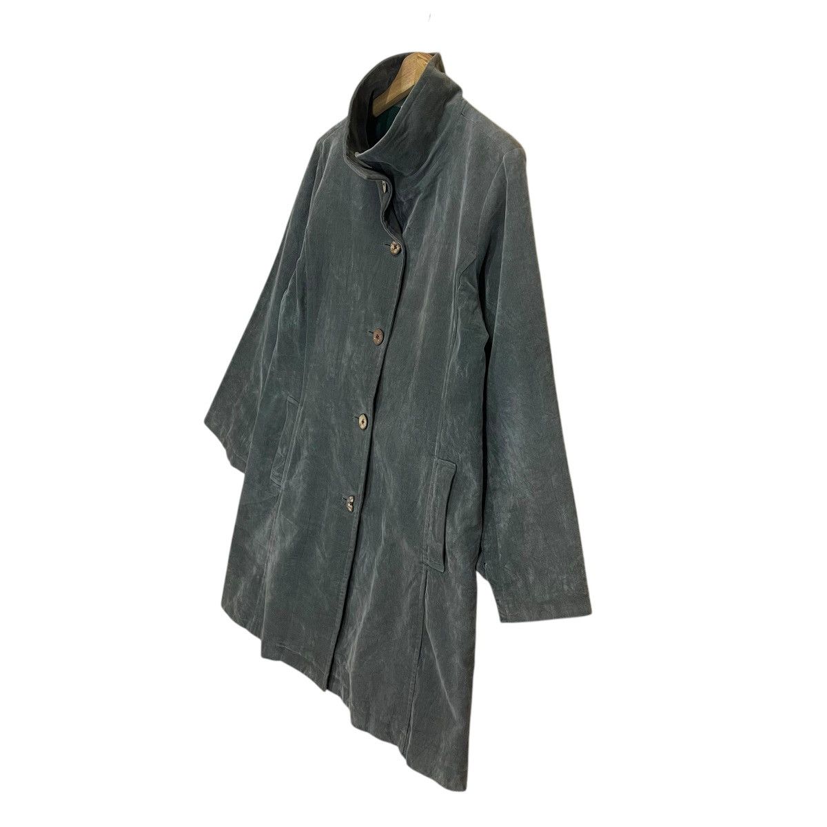 Issey Miyake Japanse Abuchi Inc Apple House Long Coat Jacket Size US M / EU 48-50 / 2 - 3 Thumbnail