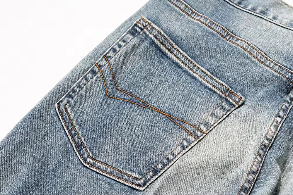 Jean Y2K washed blue baggy jeans Size US 35 - 8 Thumbnail