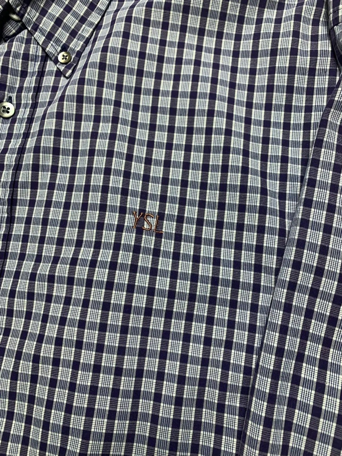 Yves Saint Laurent Vintage Yves Saint Laurent plaid shirt rare Size US XXL / EU 58 / 5 - 3 Thumbnail