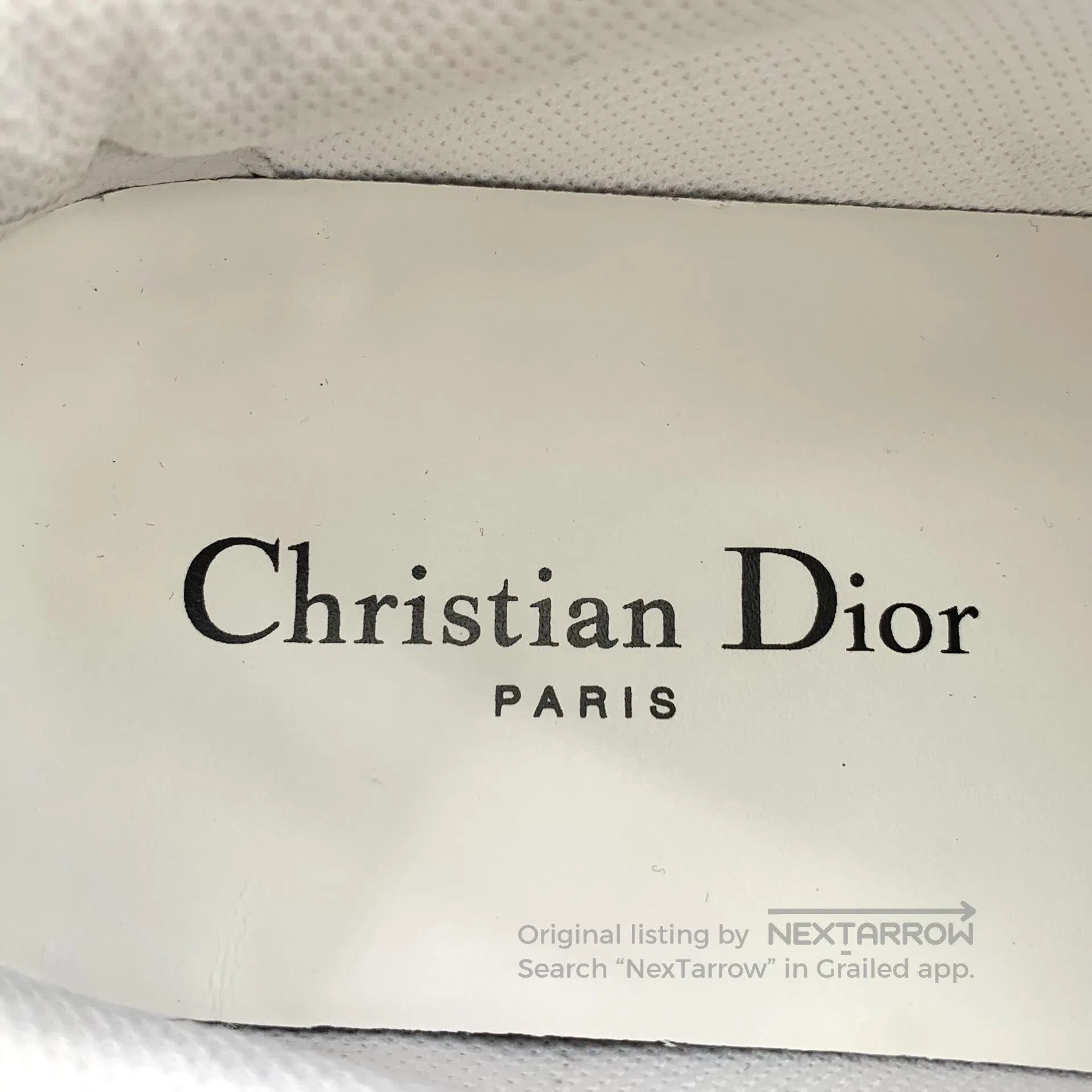 Dior Dior White logo embossed leather lace-up casual flat shoes Size US 5.5 / IT 35.5 - 7 Thumbnail