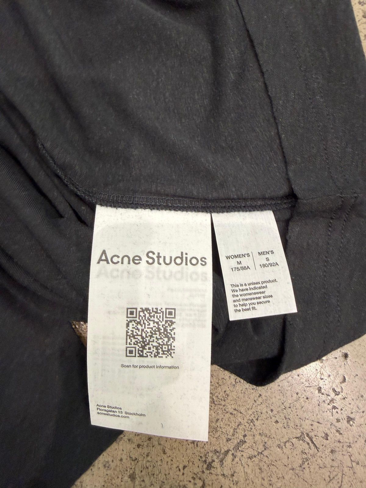 Acne Studios ACNE STUDIOS - Logo T-shirt Relaxed Fit Faded Black Size US M / EU 48-50 / 2 - 4 Thumbnail