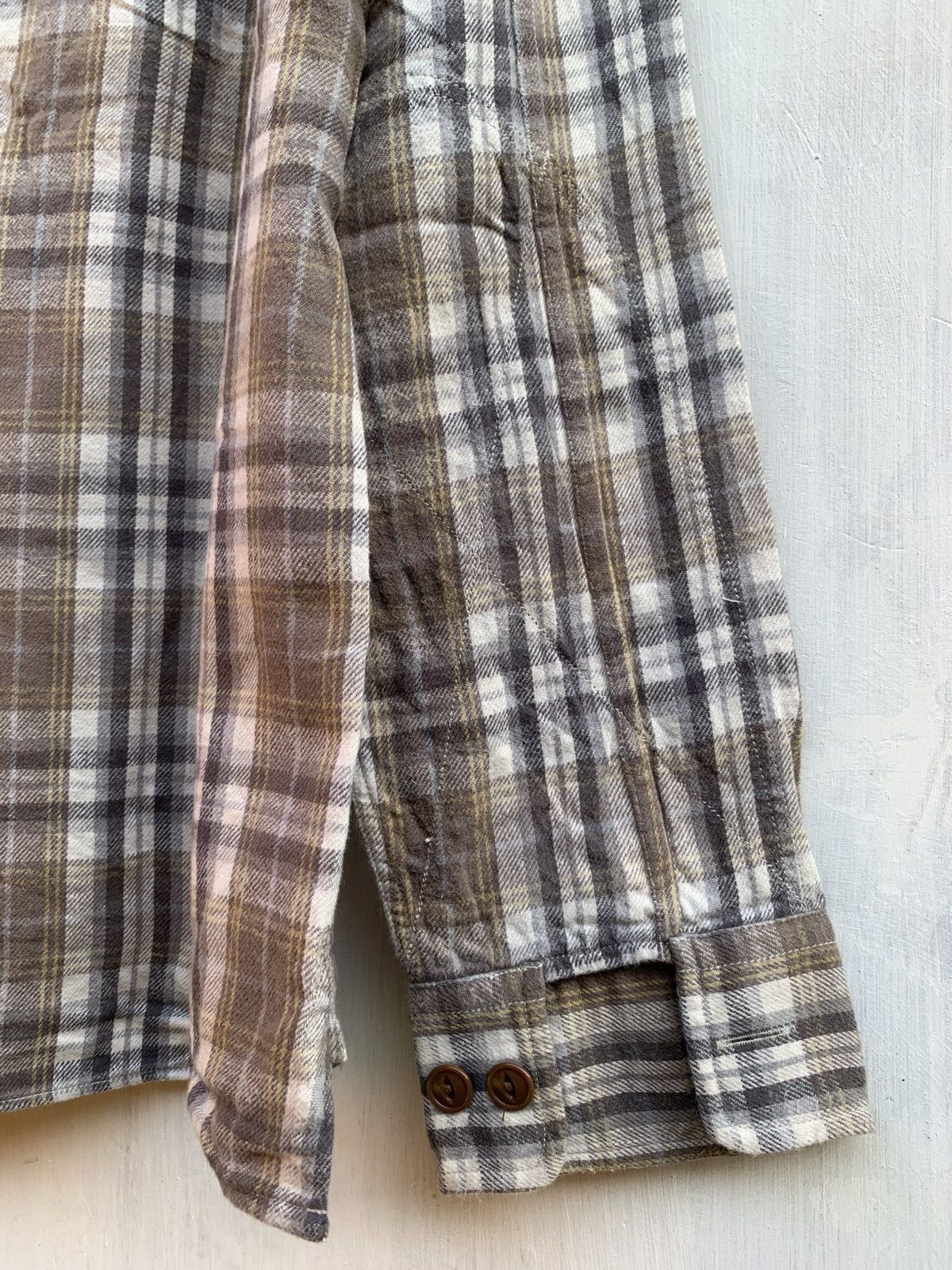 Bape Vintage japanese brand a bathing ape flannel shirt Size US M / EU 48-50 / 2 - 5 Thumbnail