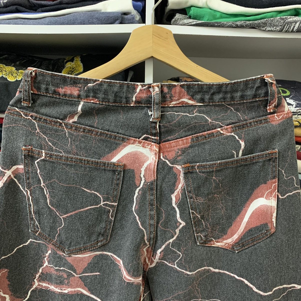 Vintage NO BRAND TEKKEN THUNDERSTORM Size US 30 / EU 46 - 6 Thumbnail