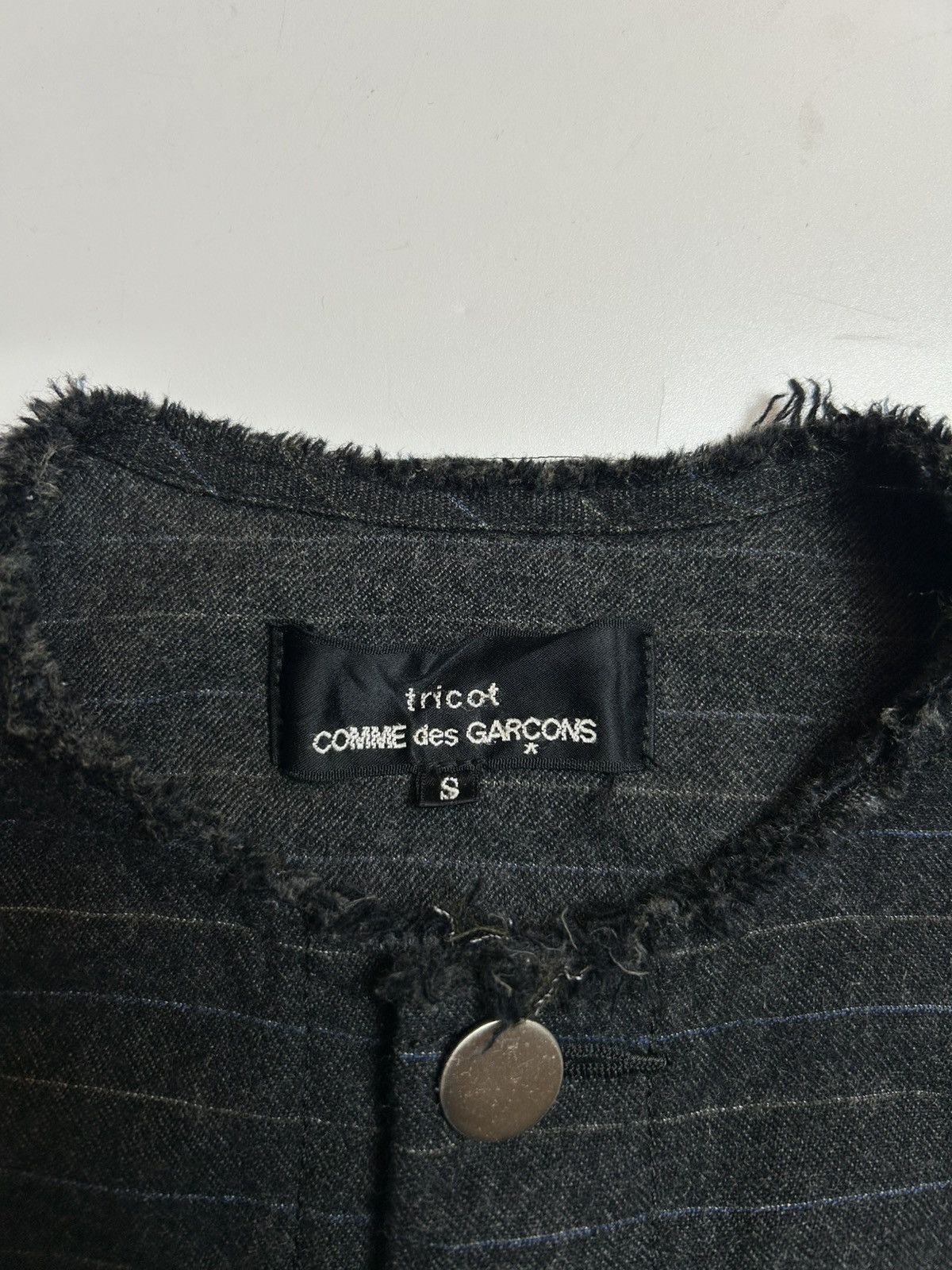 Comme des Garcons × Designer × Japanese Brand COMME DES GARCONS BUTTON UP VEST Size S / US 4 / IT 40 - 5 Thumbnail