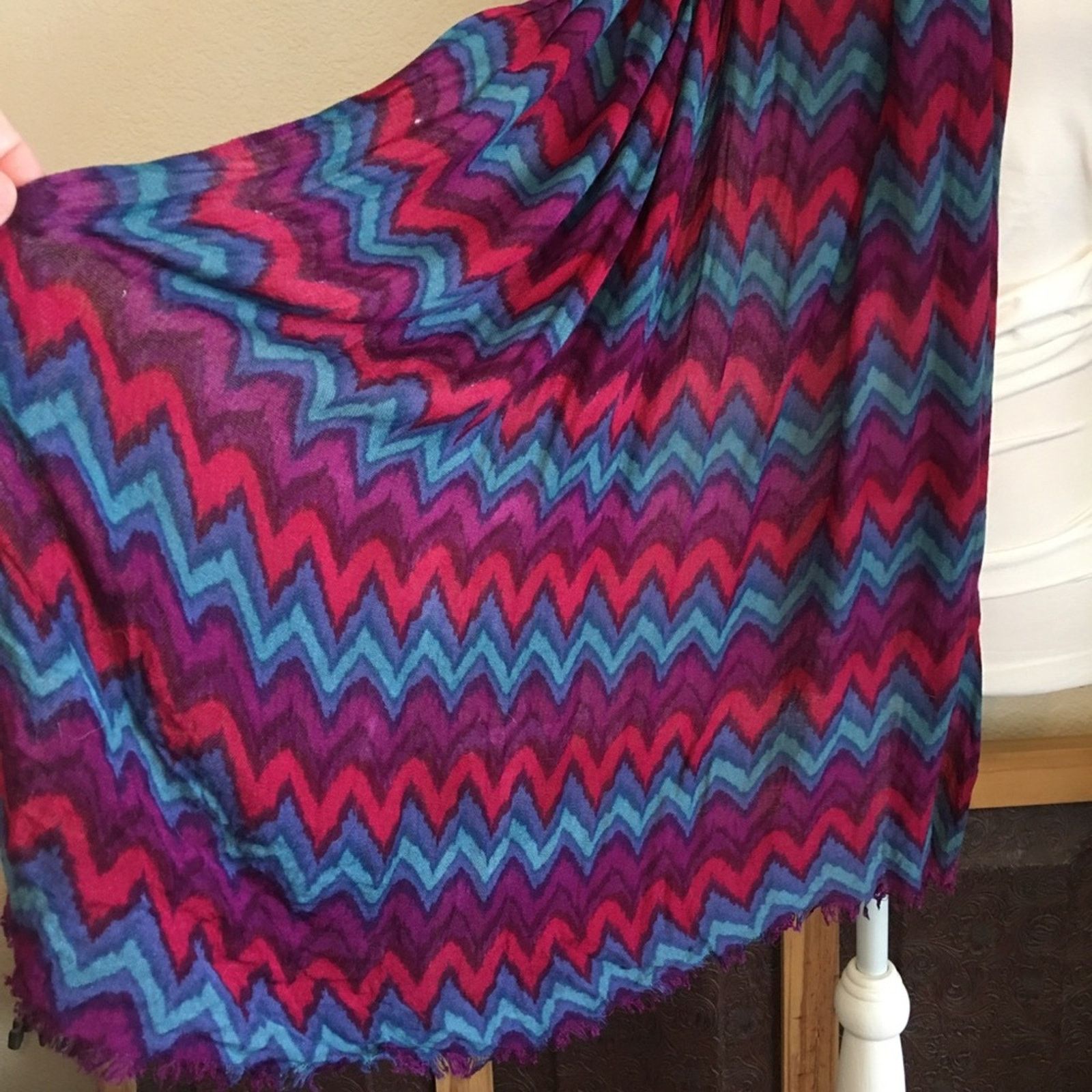 Other Curations by Stefanie Greenfield colorful scarf Size ONE SIZE - 6 Thumbnail