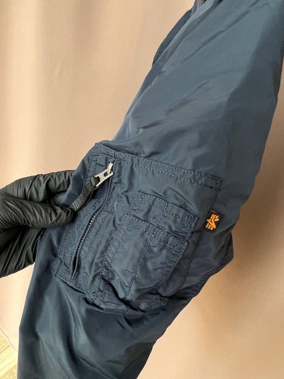 Alpha Industries Alpha Industries Mens Full Zip Bomber Jacket Size M Aviator Size US M / EU 48-50 / 2 - 9 Thumbnail