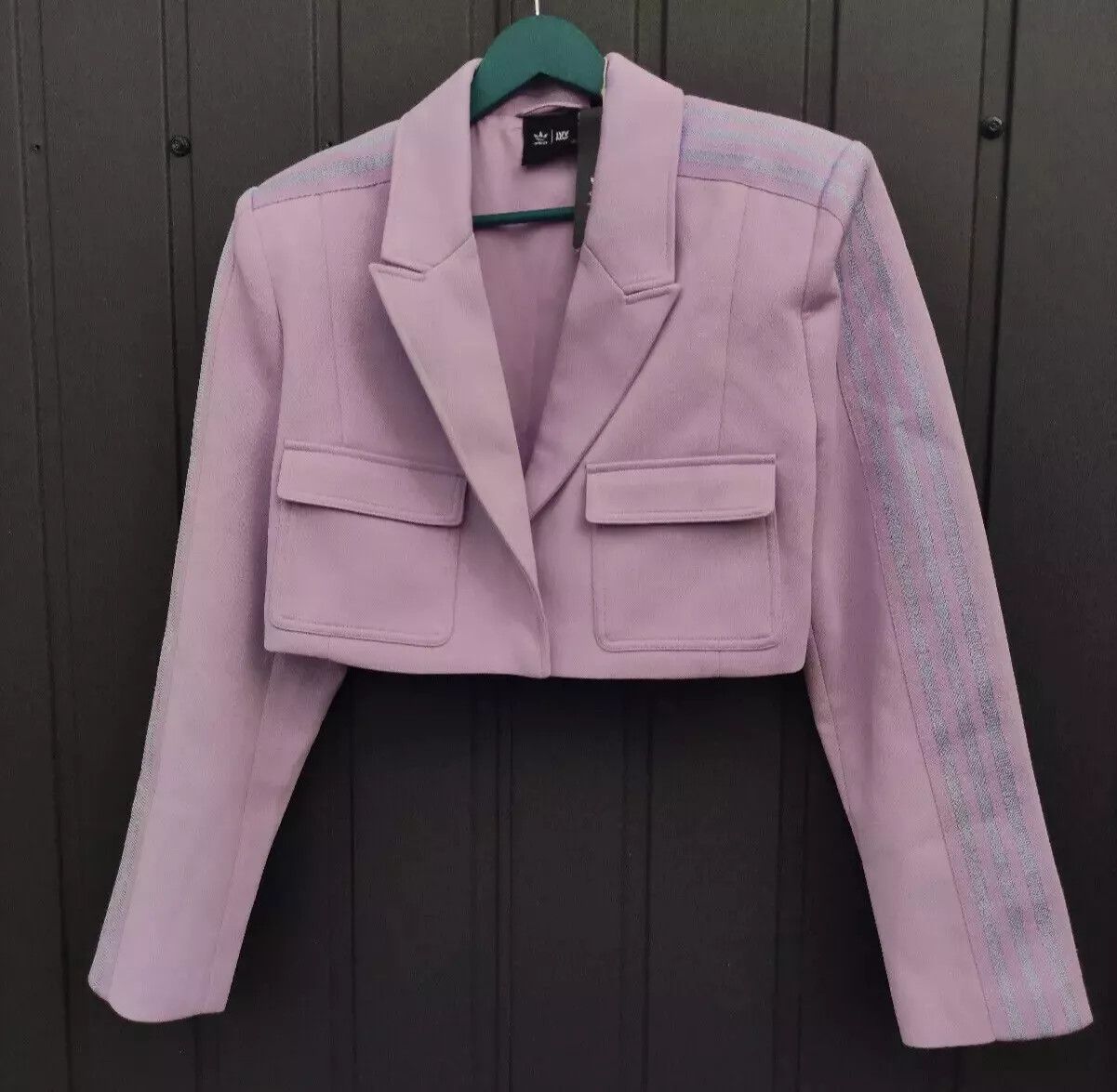 Adidas Adidas x IVY Park Purple Cropped Suit Jacket HC8171 Size XS / US 0-2 / IT 36-38 - 2 Thumbnail