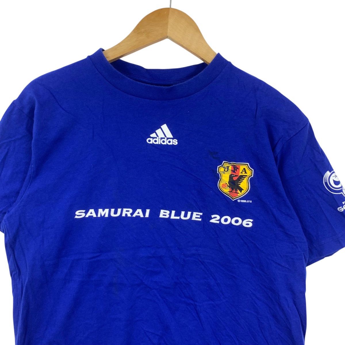 Vintage JAPAN FOOTBALL JFA Samurai Blue 2006 Germany Tee