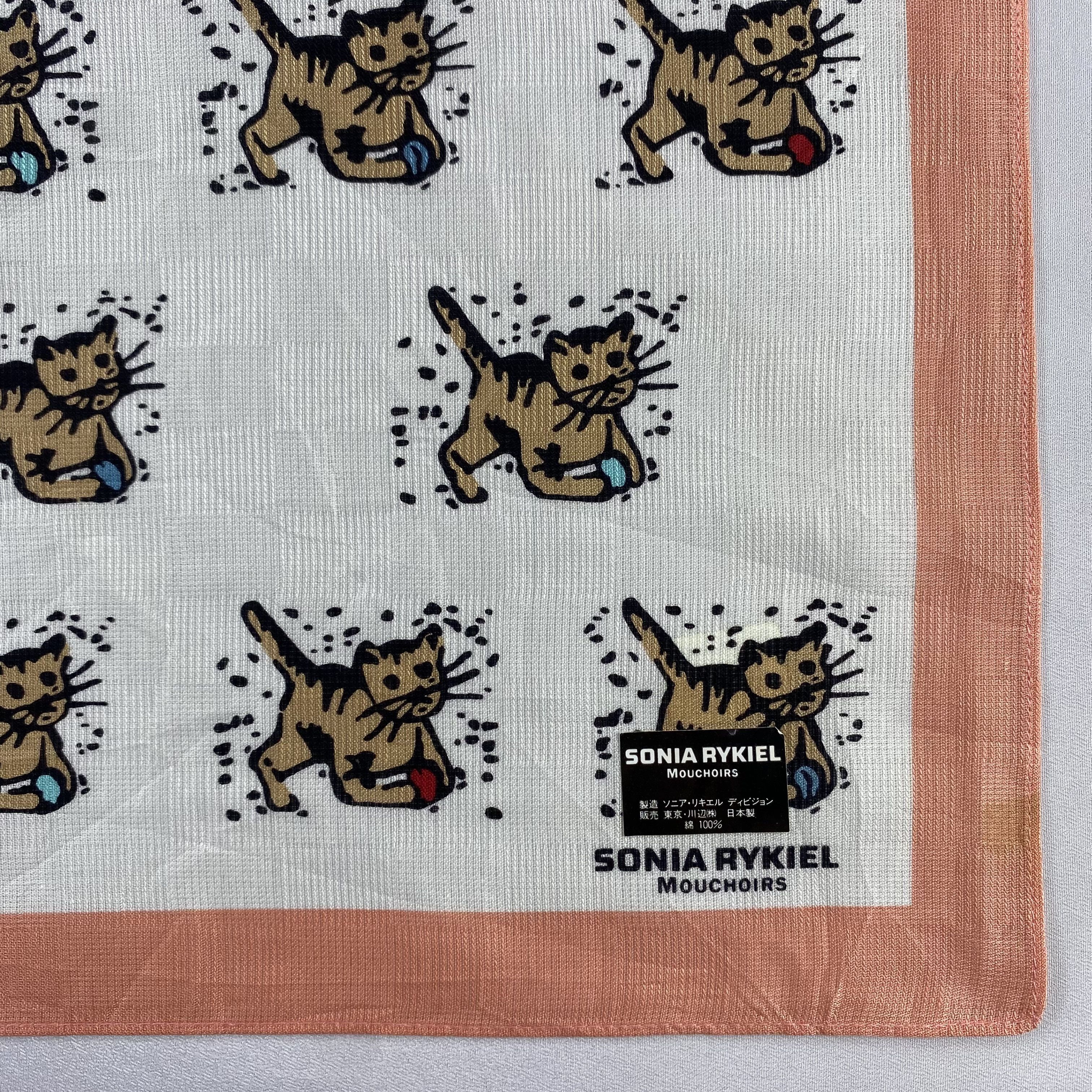 Vintage NWT Sonia Rykiel Bandana/ Handkerchief / Neckerchief-P1808 Size ONE SIZE - 3 Thumbnail
