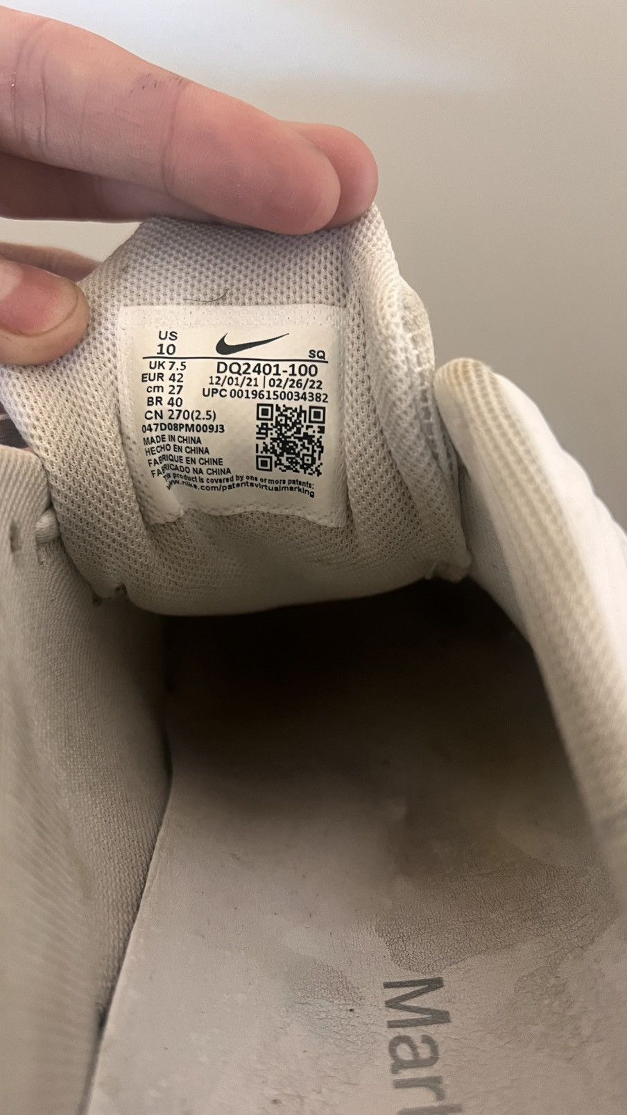 Martine Rose × Nike 2022 Nike Shox MR4 Mule Martine Rose White Size 42 Size US 9.5 / EU 42-43 - 10 Thumbnail