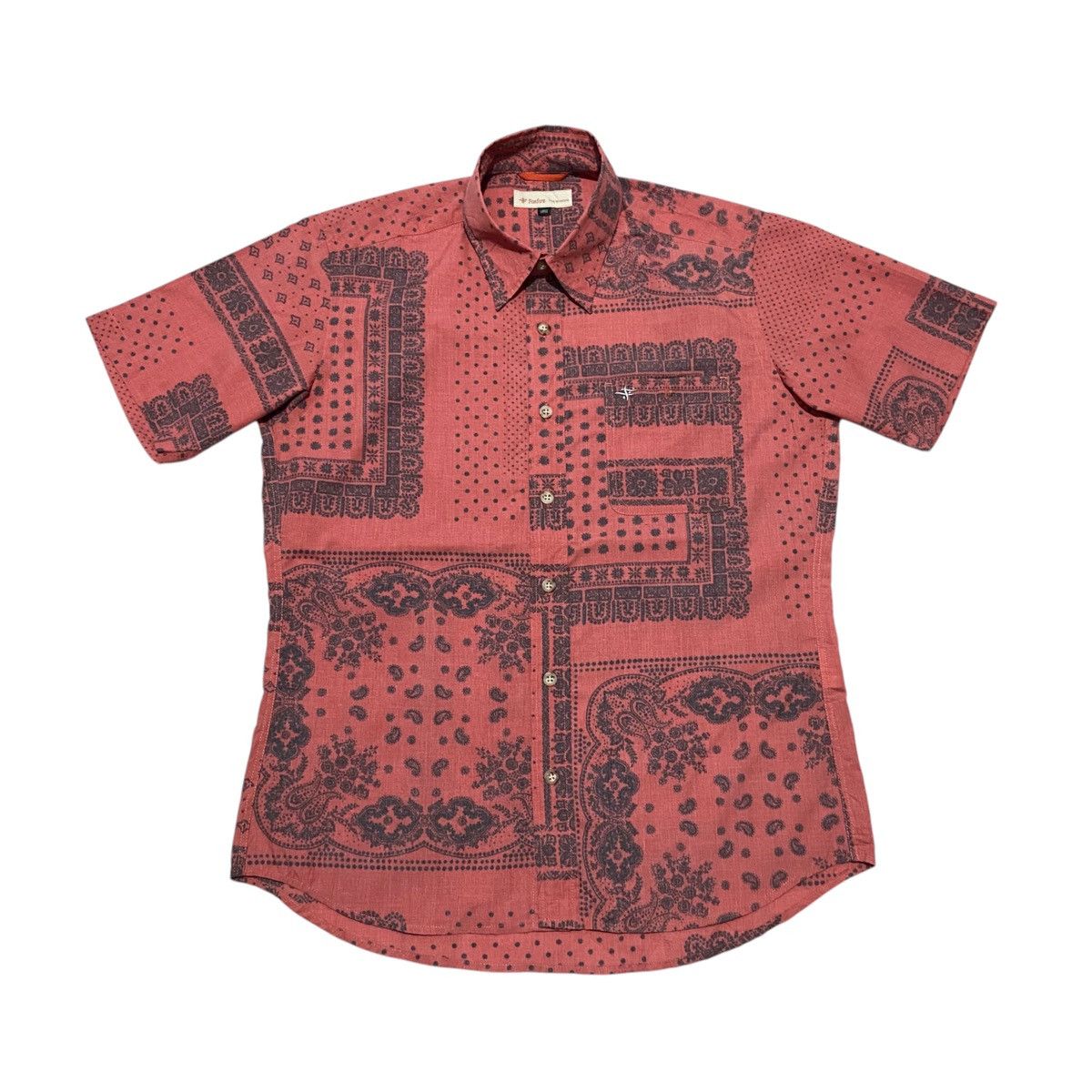 Designer × Japanese Brand Foxfire True To Nature Slim Fit Bandana Shirt KAPITAL Style Size US L / EU 52-54 / 3 - 1 Thumbnail