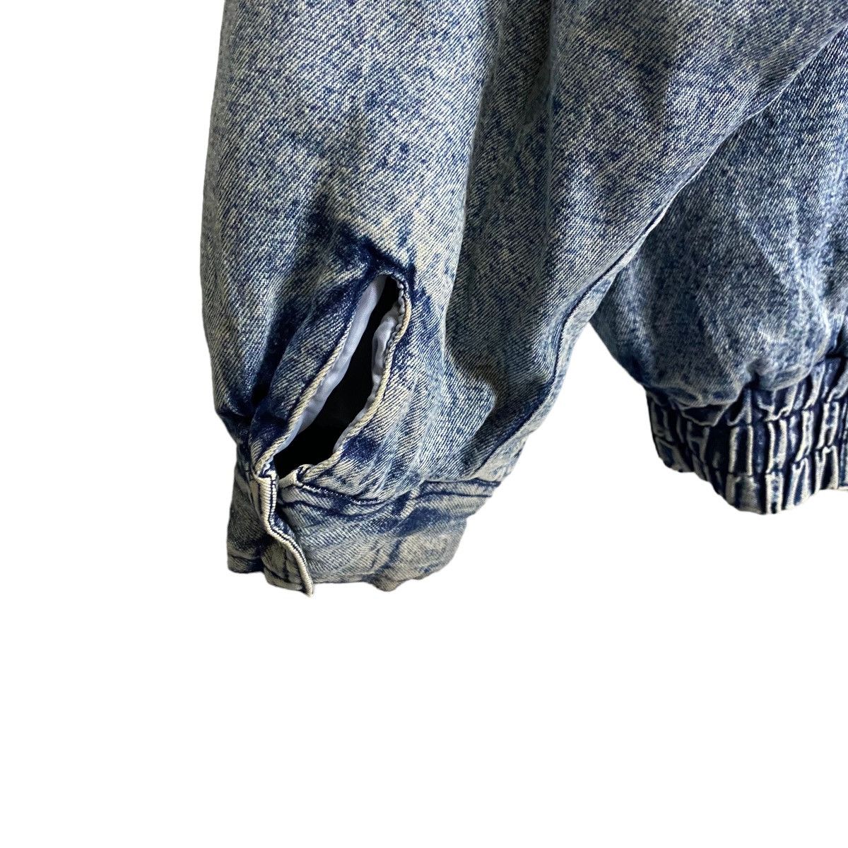 Japanese Brand × Vintage Vintage 80s Gleeman denim bomber jacket Size US L / EU 52-54 / 3 - 13 Thumbnail