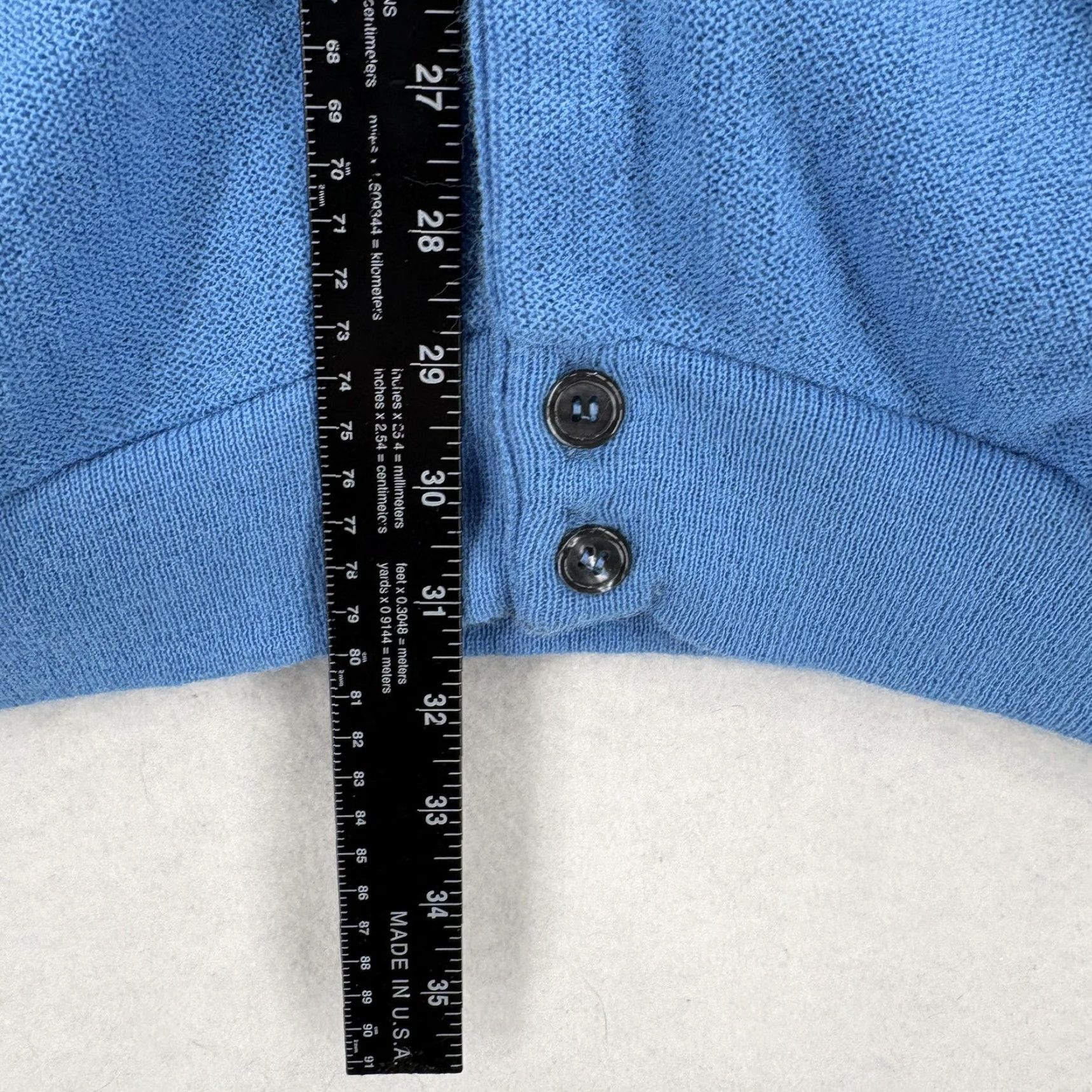 Vintage VINTAGE Par Four Sweater Cardigan Mens XLT Blue Acrylic V-Neck Knit Golf Grandpa Knit Size US XL / EU 56 / 4 - 6 Thumbnail