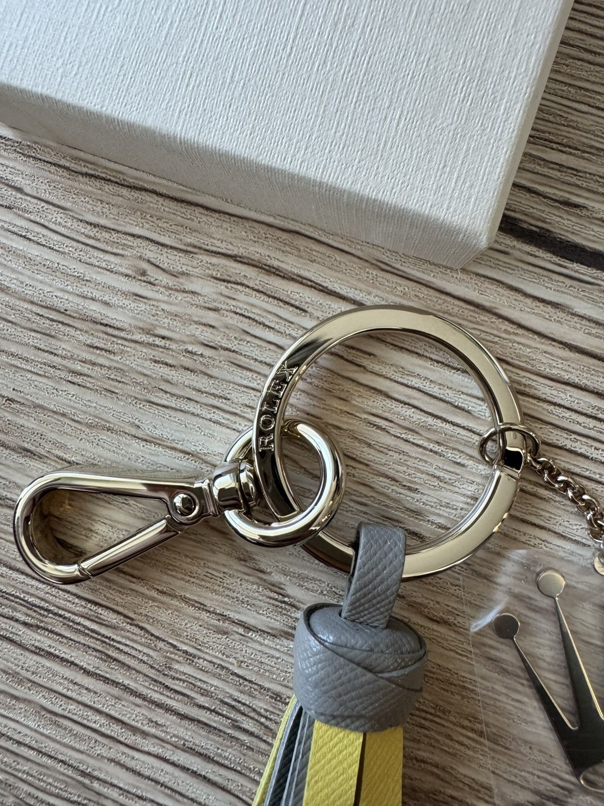 Rolex Rolex Multicolour Leather Crown Ring Key Chain Size ONE SIZE - 6 Thumbnail