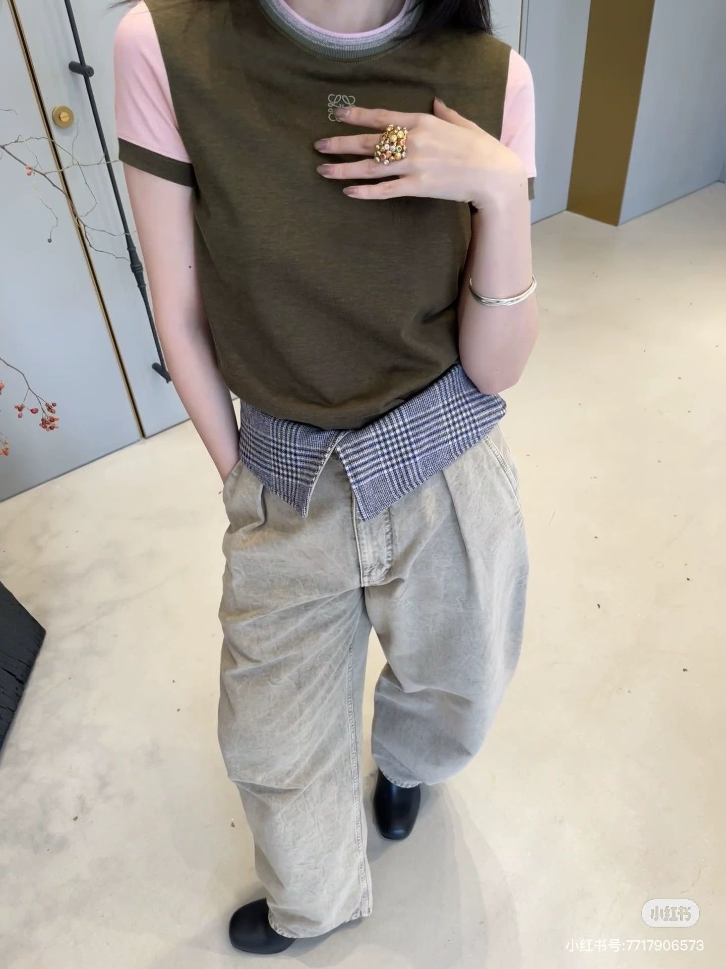 Loewe Loewe 26 SS Colorblock Short Sleeve T-Shirt M Size M / US 6-8 / IT 42-44 - 9 Thumbnail