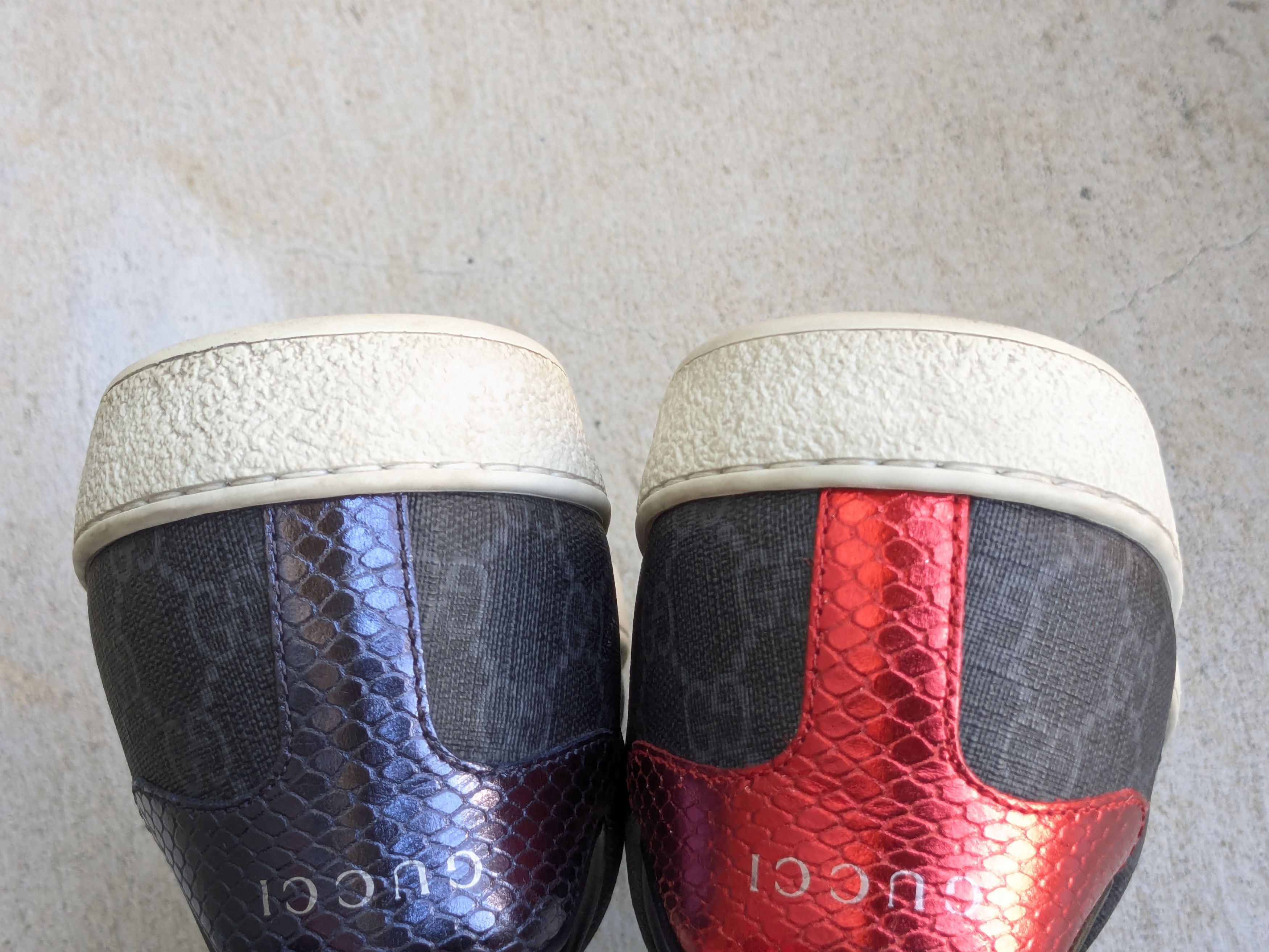 Gucci Gucci Ace Sneakers Monogram Camvas 9.5 Leather Low Tops Size US 9.5 / EU 42-43 - 13 Thumbnail