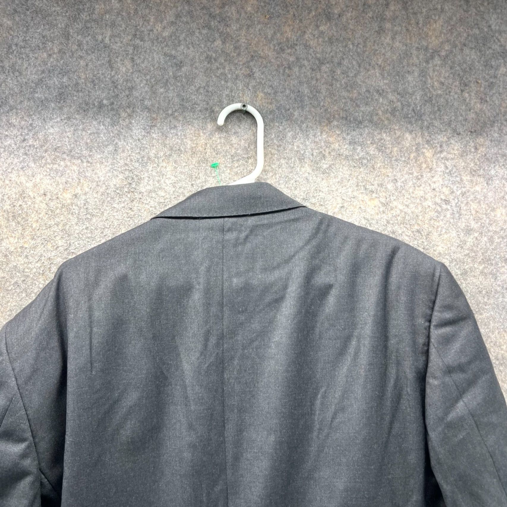 Canali Canali Blazer Men 48US/58R Black Wool Single-Breasted Two-Button Italy Vintage? No, Regular Size 48R - 4 Thumbnail