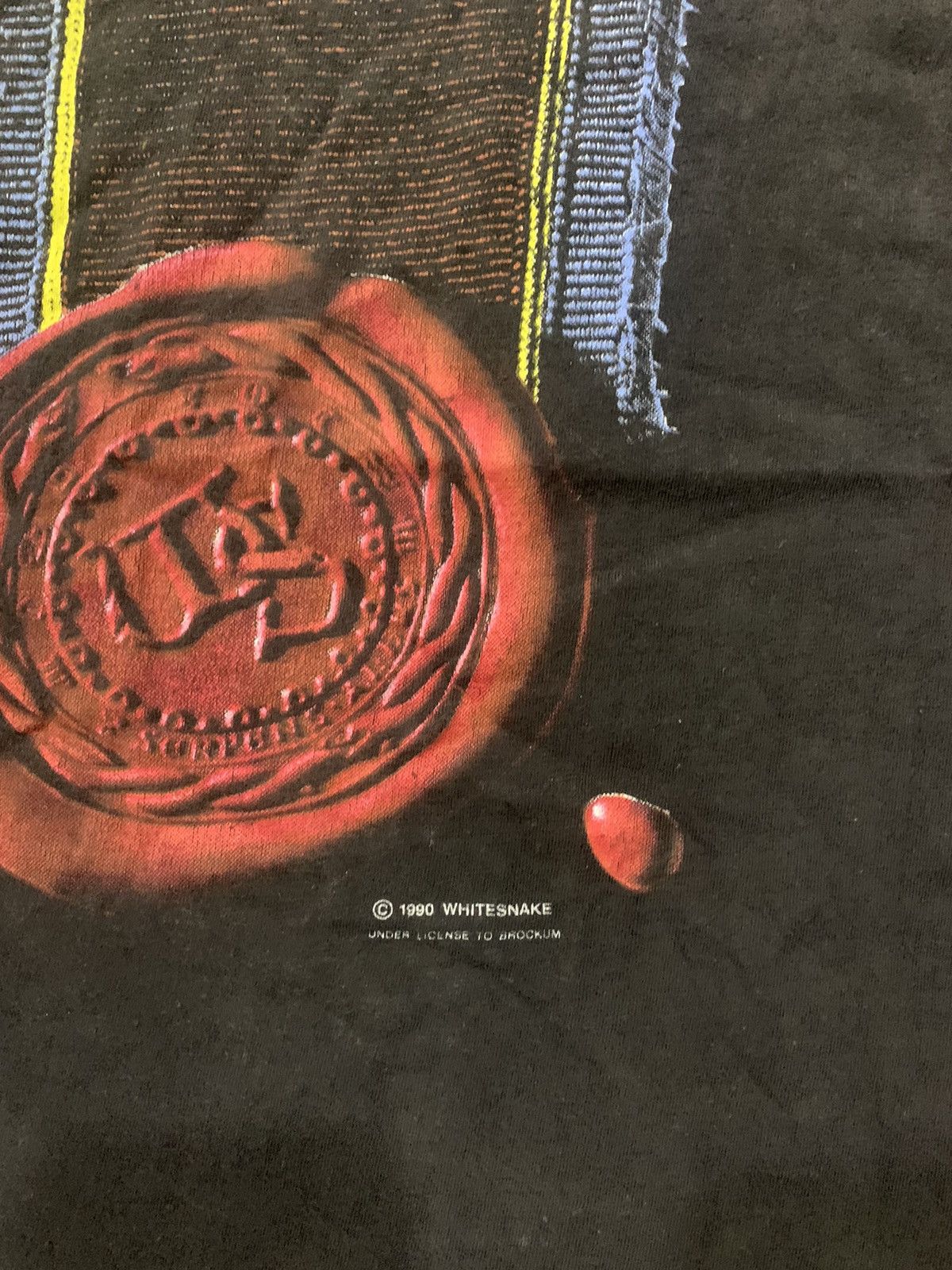Vintage VINTAGE WHITESNAKE BAND Size US L / EU 52-54 / 3 - 3 Thumbnail