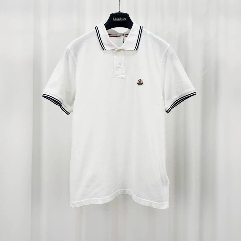 Moncler Moncler Embroidered Logo Polo Shirt-yf Size US S / EU 44-46 / 1 - 1 Thumbnail