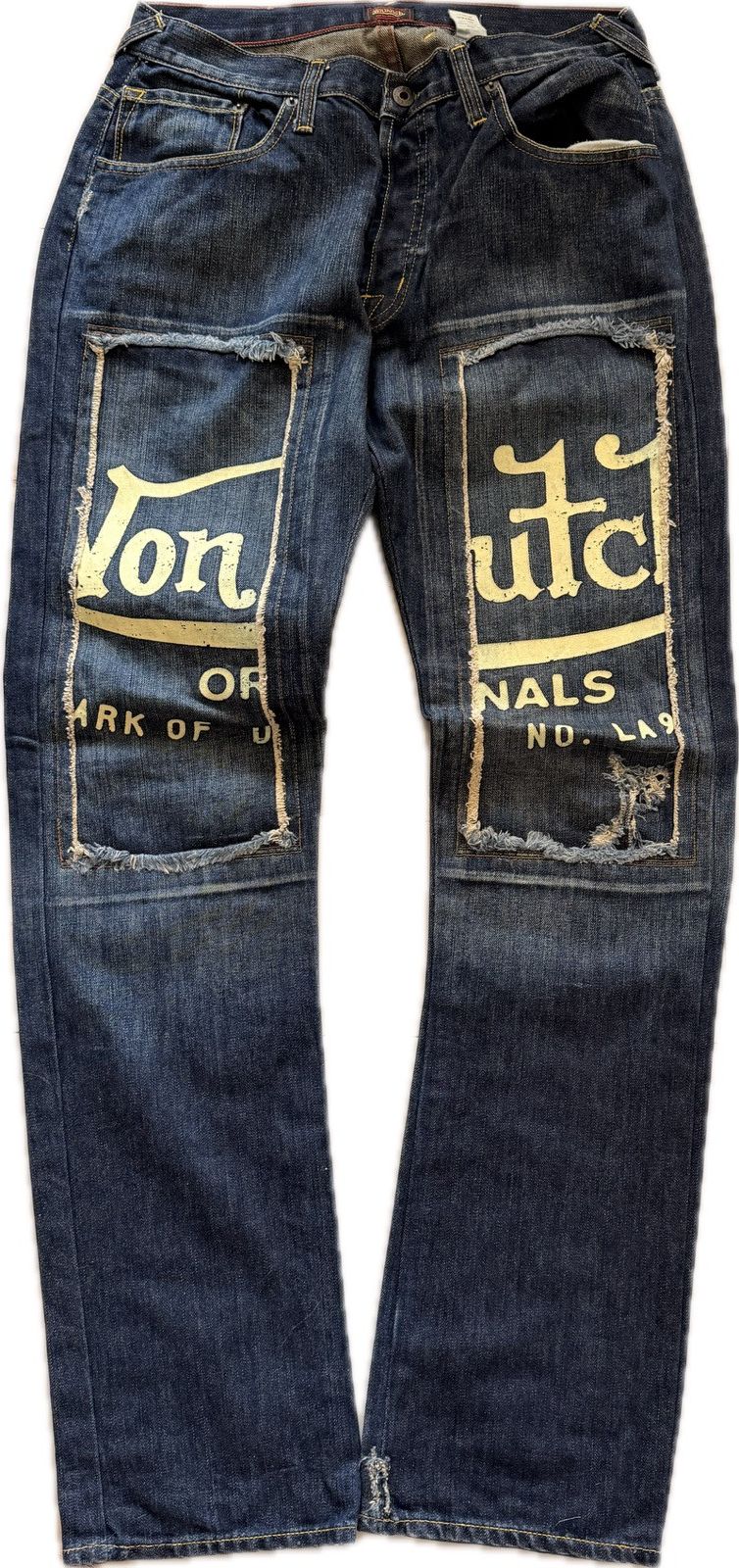 Von Dutch Vintage Von Dutch Spelled Out Jeans Size US 36 / EU 52 - 2 Thumbnail