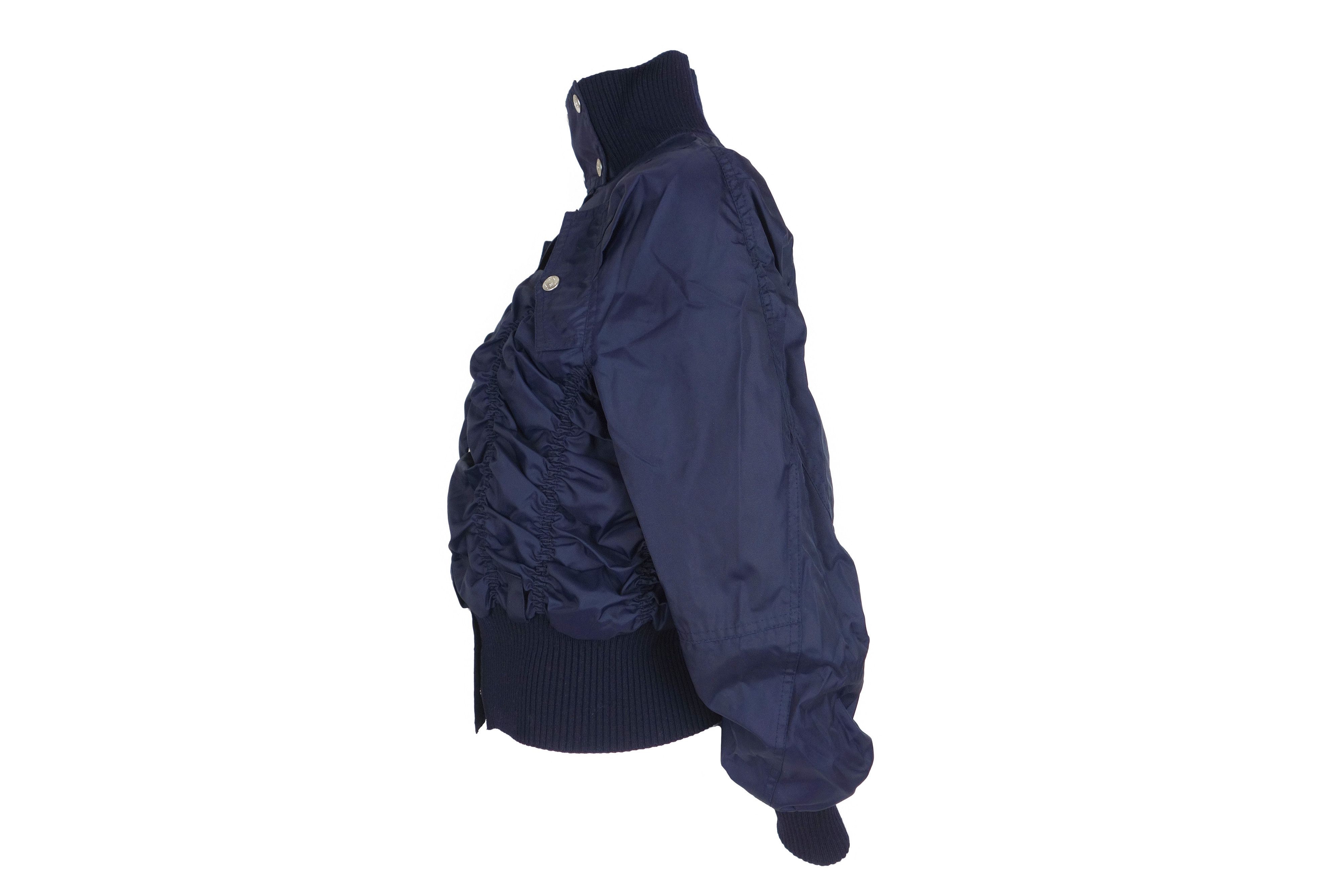 Dior Christian Dior Boutique Navy Blue Bomber Jacket 2004 Size S / US 4 / IT 40 - 5 Thumbnail