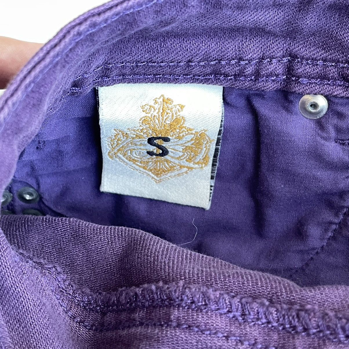 Vintage PURPLE MINI SKIRT Size 30" / US 8 / IT 44 - 4 Thumbnail