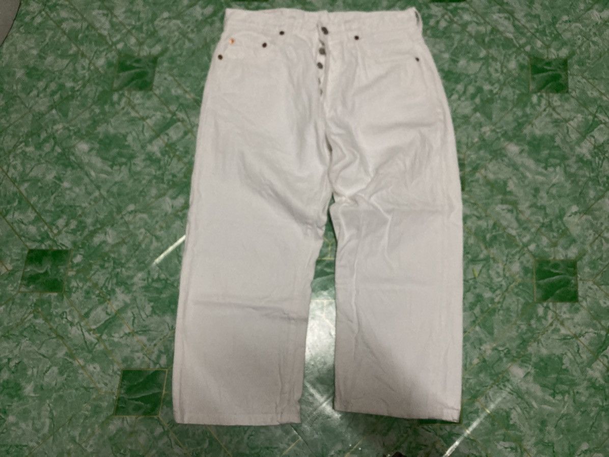 Levi's Vintage Clothing Vintage Levi’s 501 White Baggy 130 Year Size US 30 / EU 46 - 3 Thumbnail