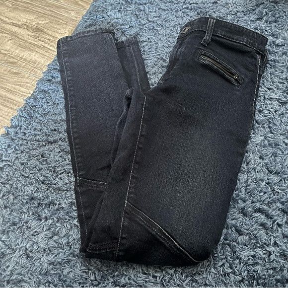 AG Adriano Goldschmied AG Adriano Goldschmied jeans size 27r zipper ankle Moto Size 27" / US 4 / IT 40 - 2 Thumbnail