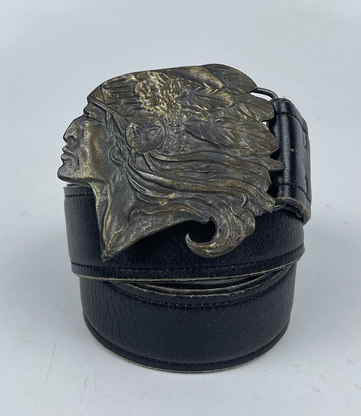Seditionaries big red indian head buckle belt tc11 Size 32 - 1 Thumbnail