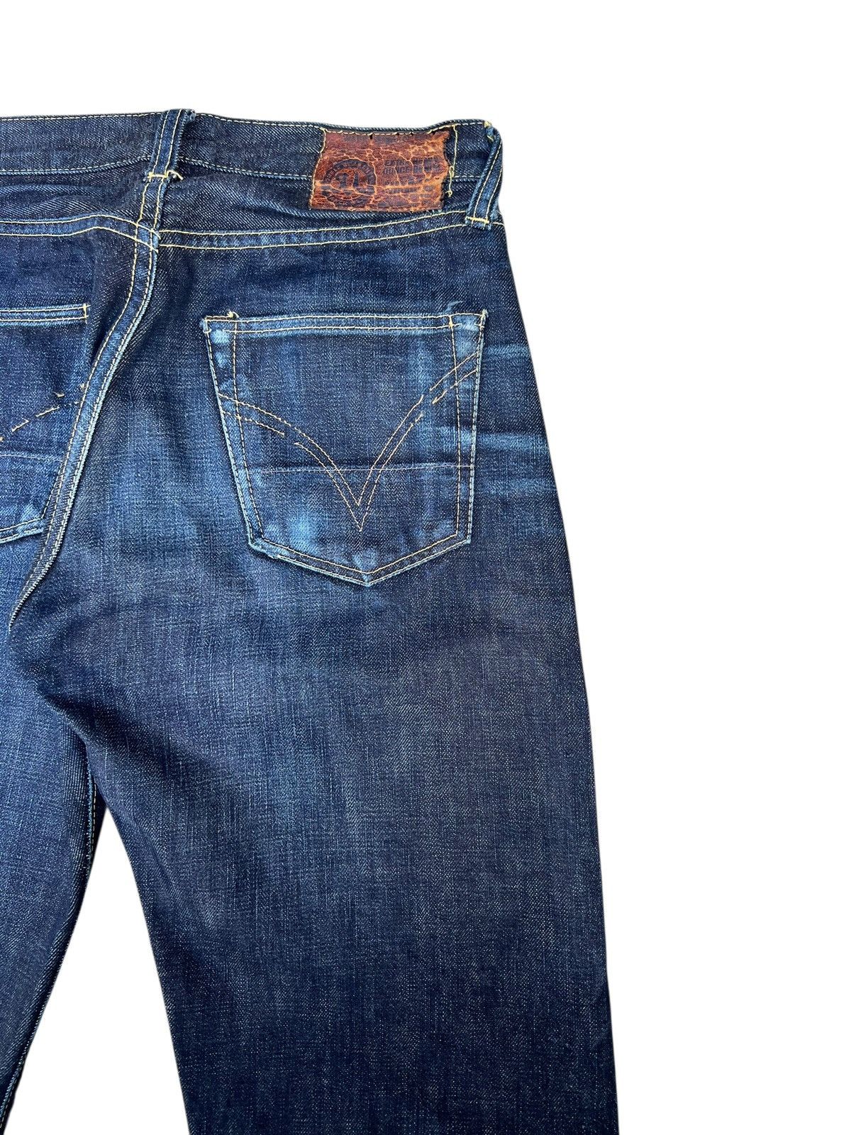 The Real McCoy's Vintage The Real McCoy Fade Blue Denim Selvedge Jeans Size US 30 / EU 46 - 18 Thumbnail