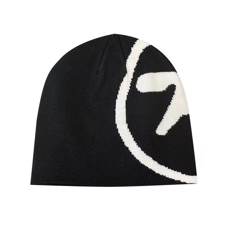Japanese Brand Aphex Twin Kpop Beanie Hat Embroider Knit Warm Cap Size ONE SIZE - 6 Thumbnail