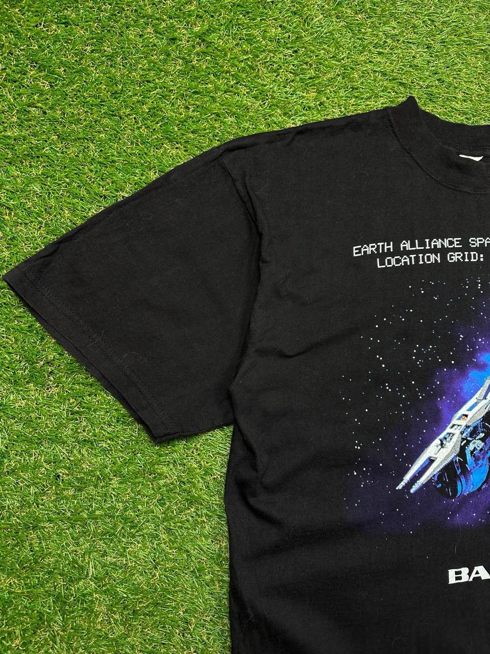 Vintage Vintage Babylon 5 Star Trek Graphic Movie 1997 Tee 90s Size US L / EU 52-54 / 3 - 2 Thumbnail