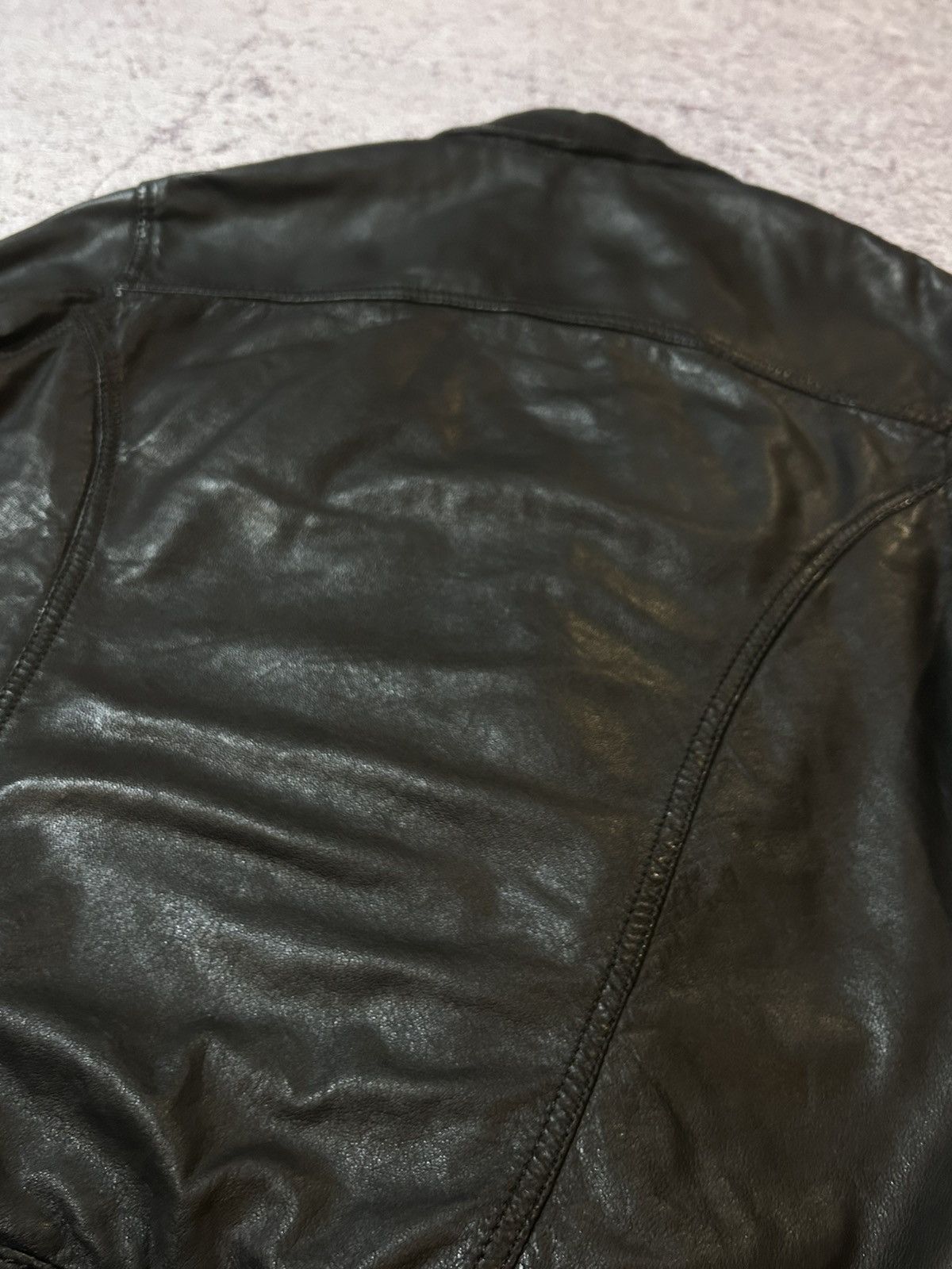 Schott Schott NYC Black Biker Jacket Leather Jacket Lambskin Size S / US 4 / IT 40 - 18 Thumbnail