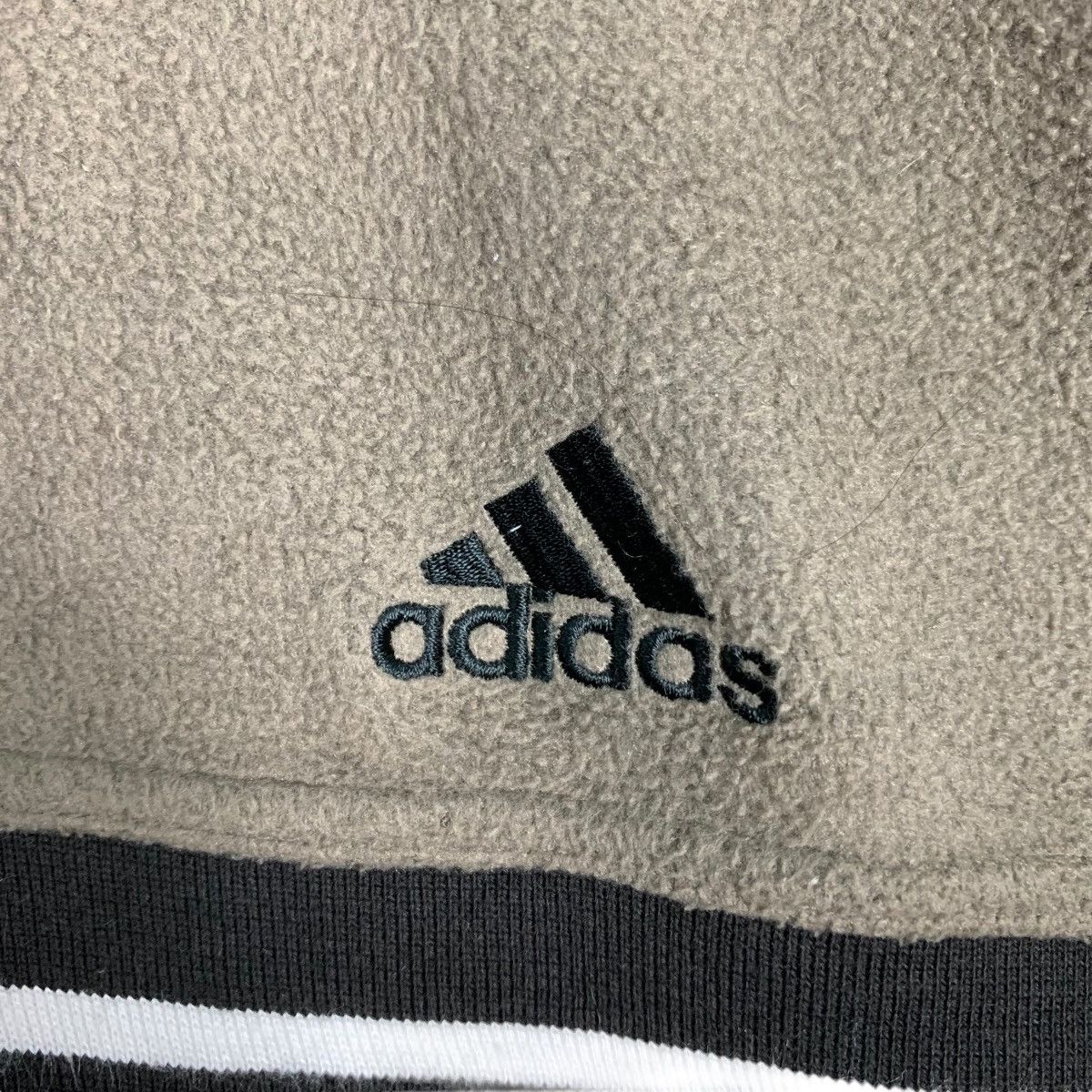 Adidas ADIDAS Half Zip Turtle Neck Pullover Fleece #0413-C19 Size US L / EU 52-54 / 3 - 3 Thumbnail