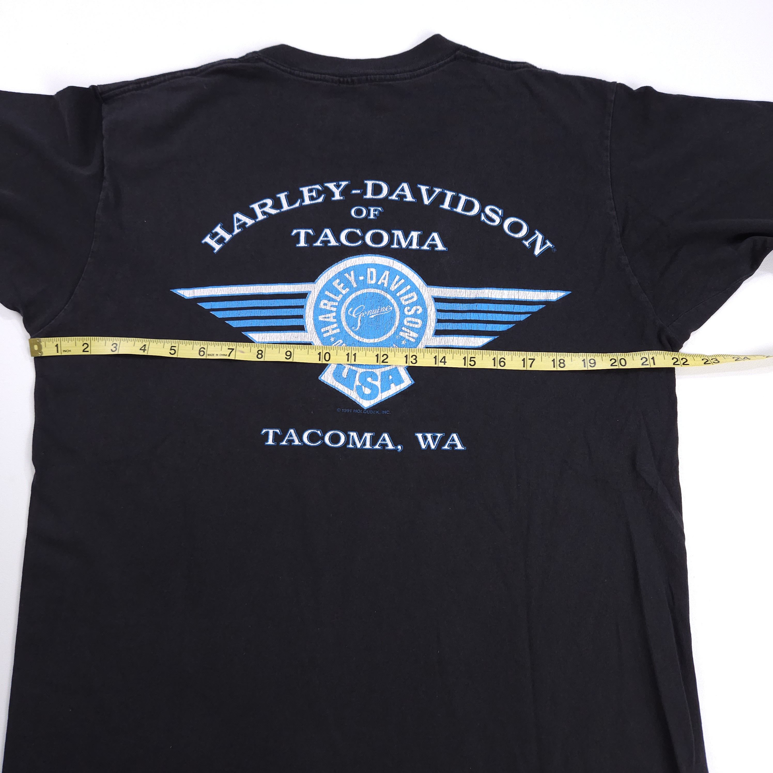 Harley Davidson Vintage 90s Harley Davidson Lightning Emblem Horse WA L Size US L / EU 52-54 / 3 - 8 Thumbnail